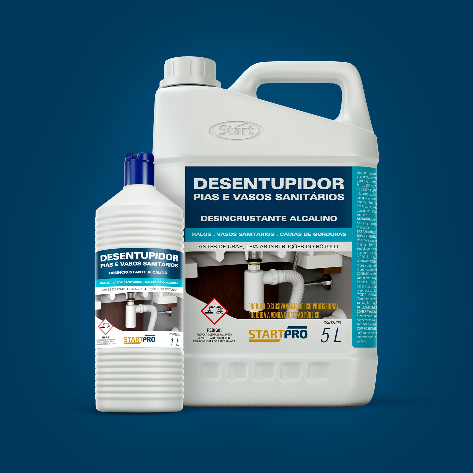 Desentupidor de Pias e Vasos Sanitários Start Pro