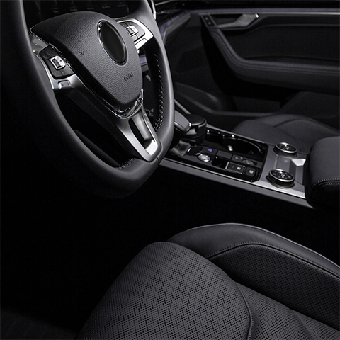 Vehicle interiors and tires