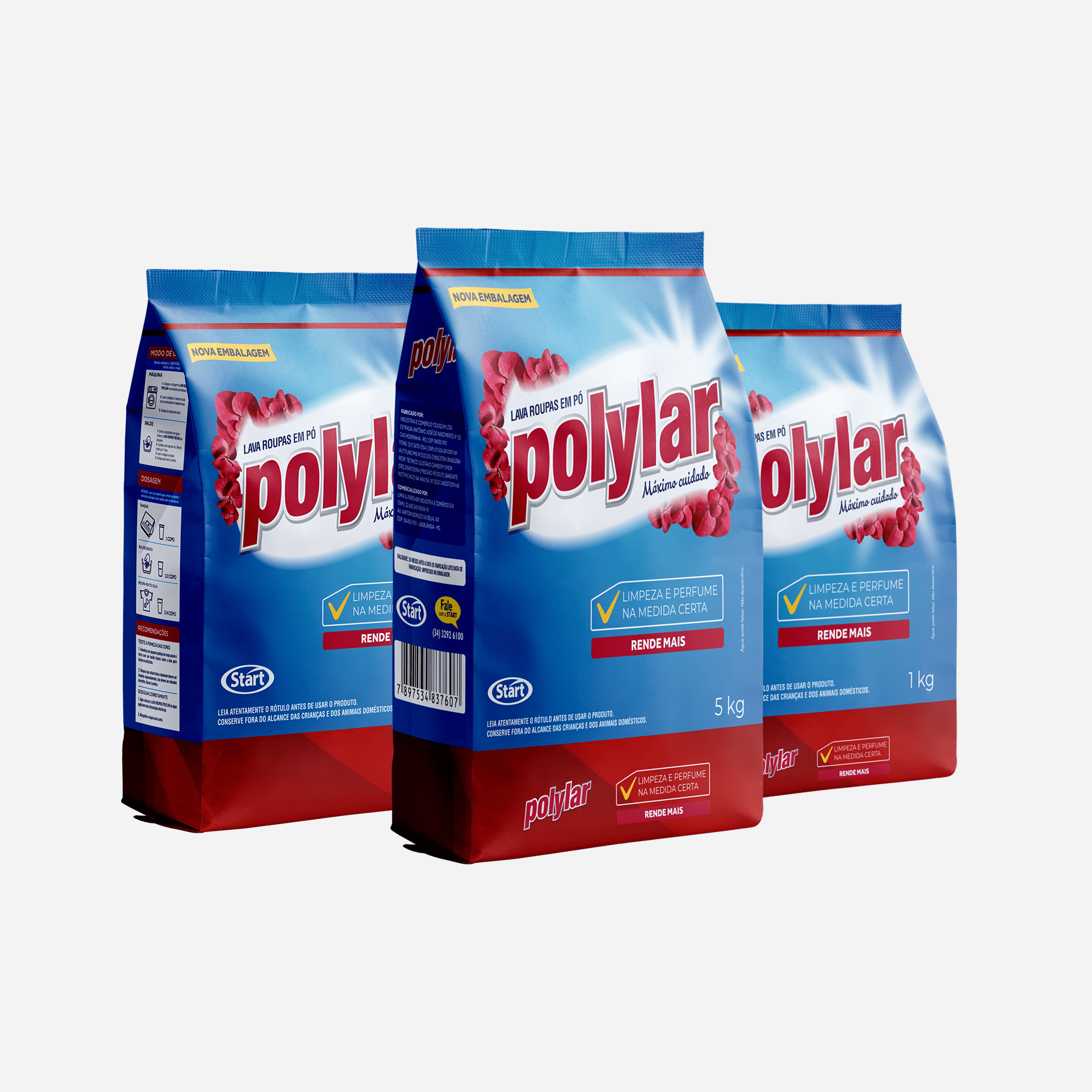 Lava Ropas Polylar en Polvo