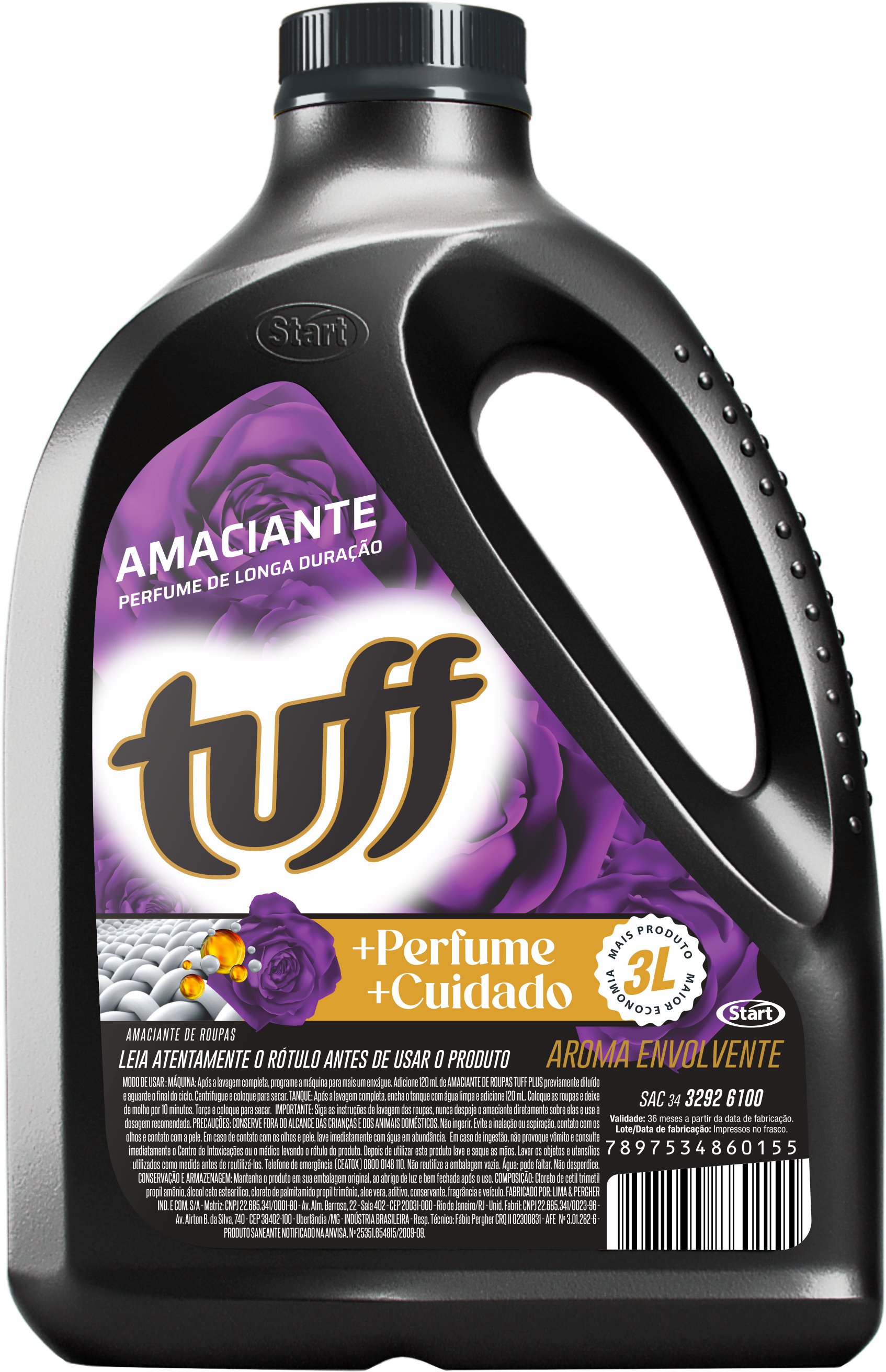 Suavizante de Ropa Tuff Plus 3L Mimo