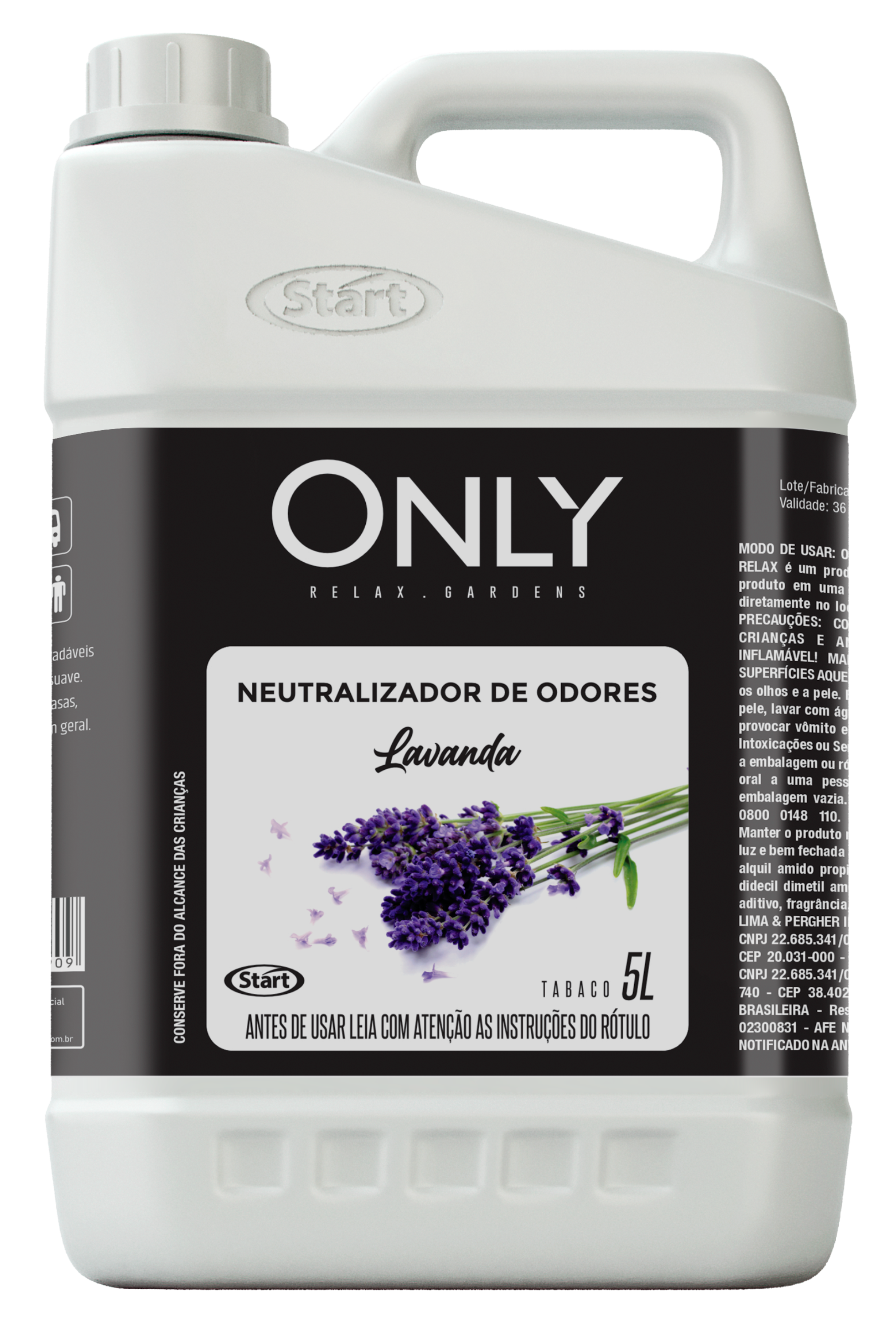 NEUTRALIZADOR DE ODORES ONLY 5L LAVANDA RELAX
