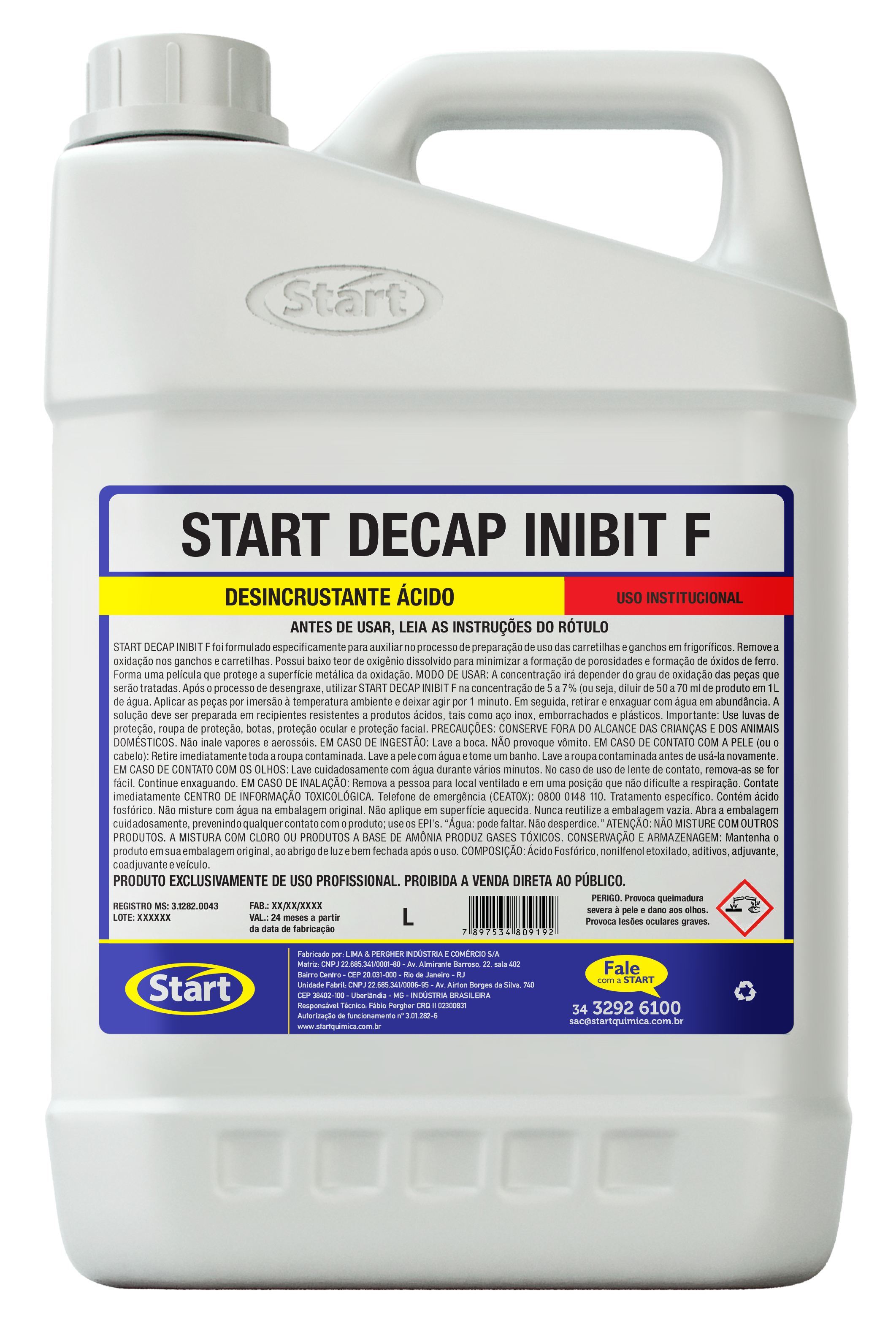 START DECAP INIBIT F 5L