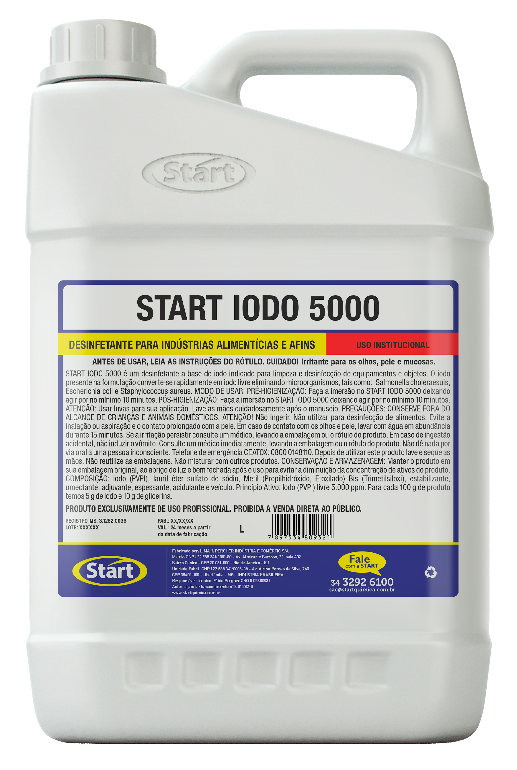 START YODO 5000 QUALIMILK 4X5L