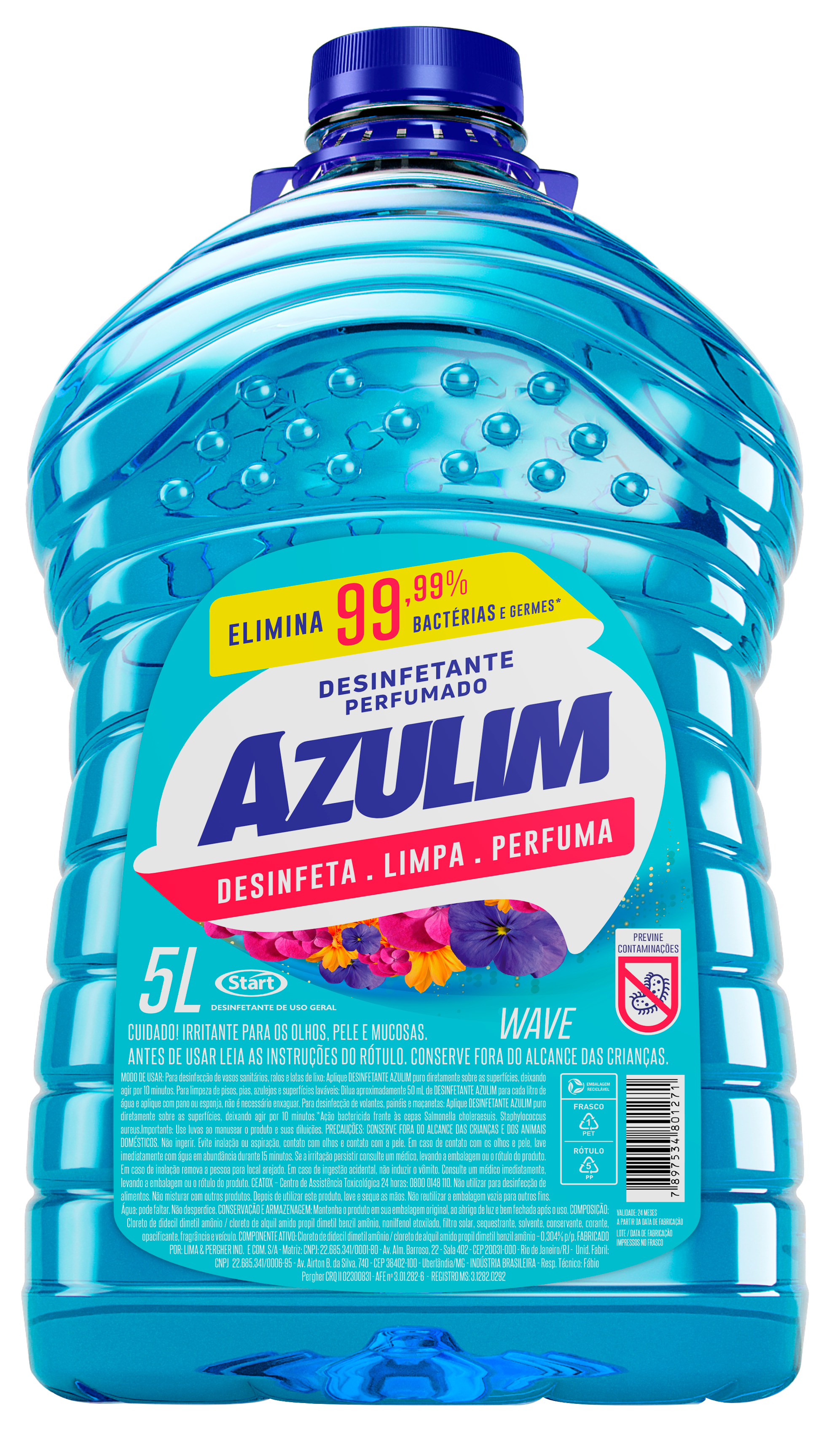 DESINF. AZULIM 4X5L WAVE