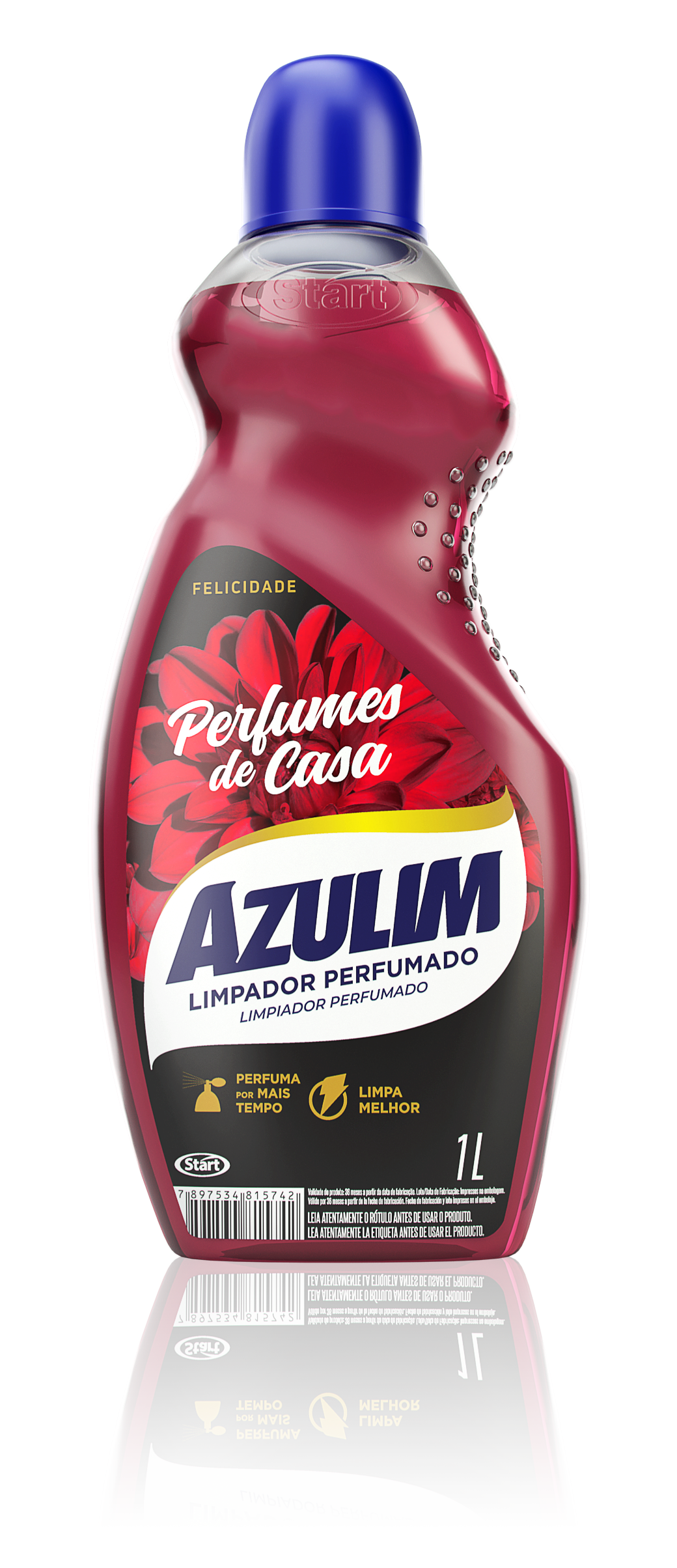 AZULIM PERFUMED CLEANER HAPPINESS 12X1L
