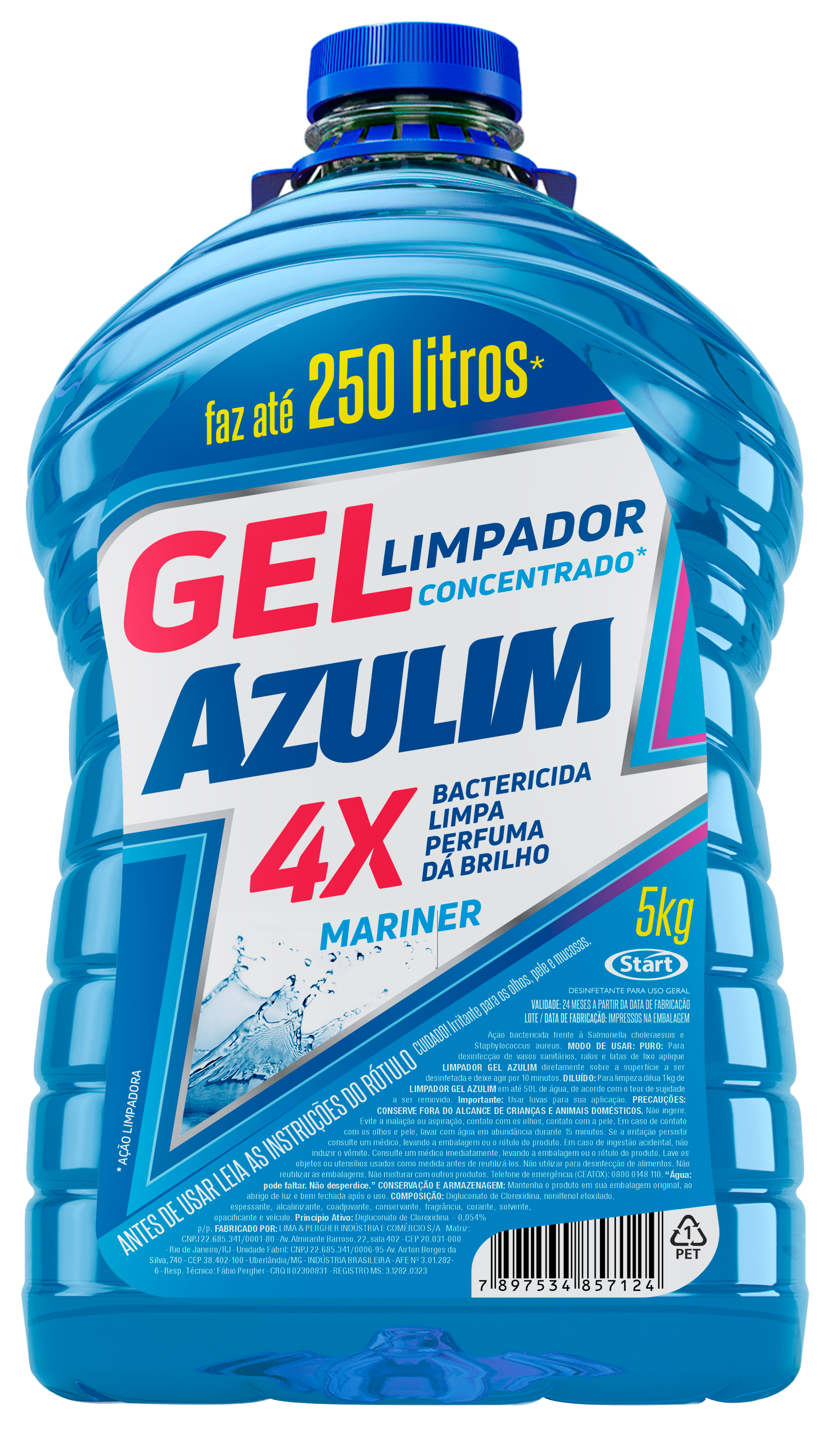 AZULIM GEL CLEANER 4X5KG MARINER