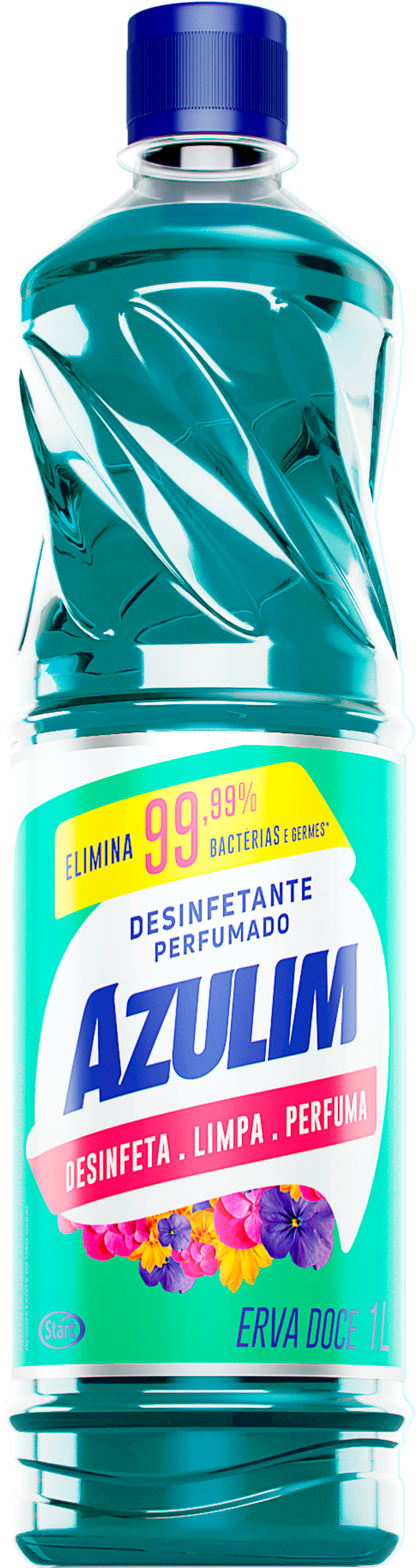 DESINF. AZULIM 12X1L ERVA DOCE