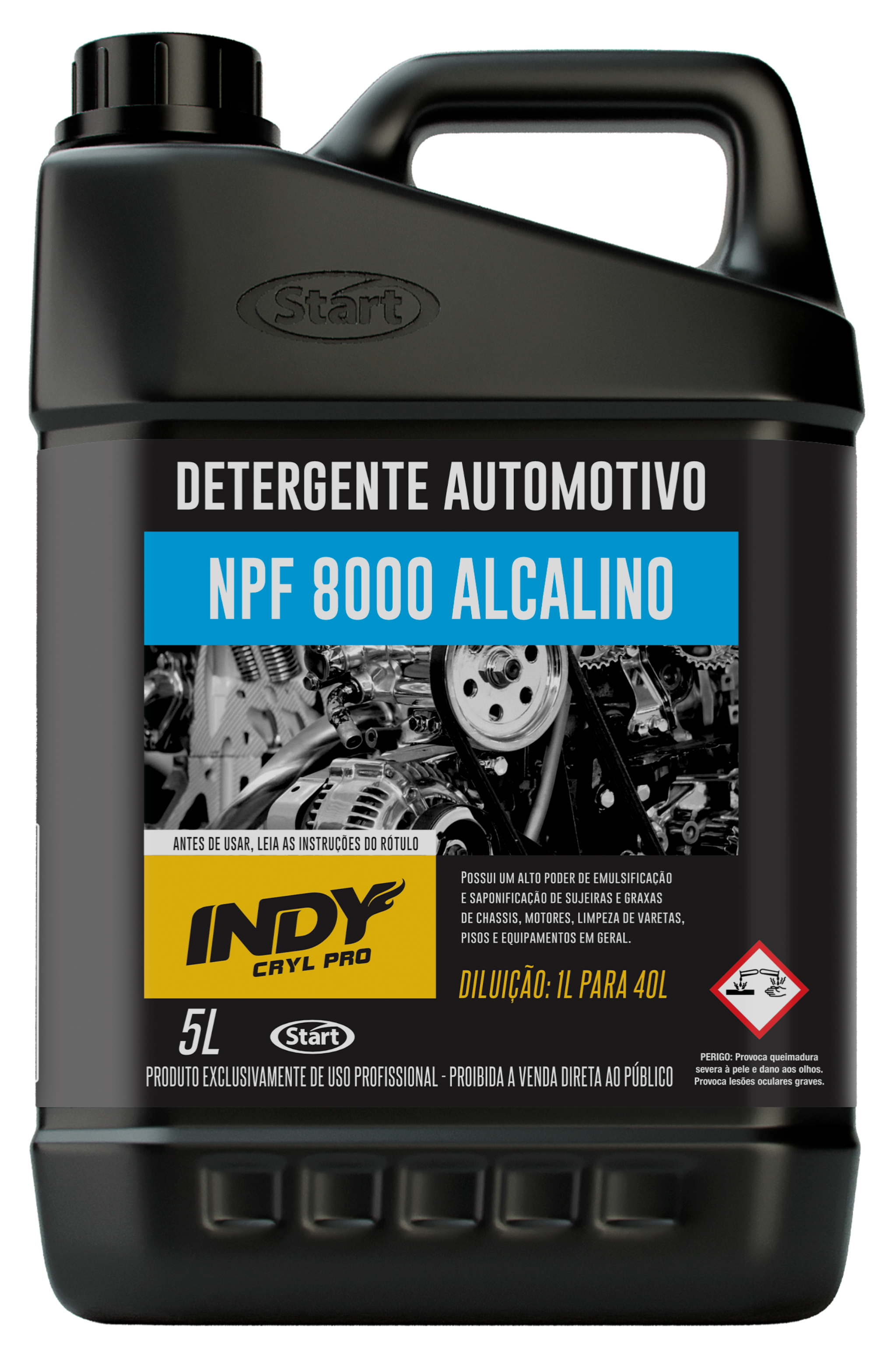 DETERGENTE AUTOMOTRIZ NPF 8000 INDY CRYL PRO