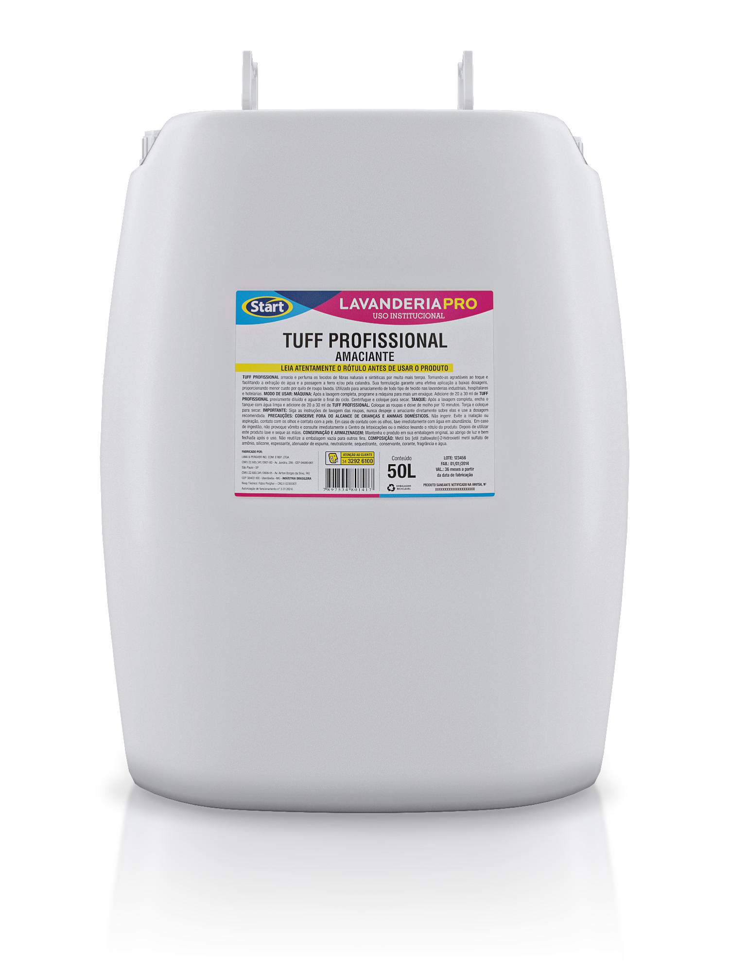 Suavizante de Ropa Tuff Pro 50L