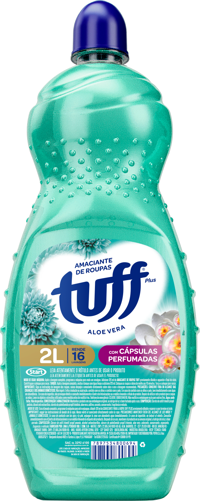Suavizante de Ropa Tuff Plus 2L Aloe Vera
