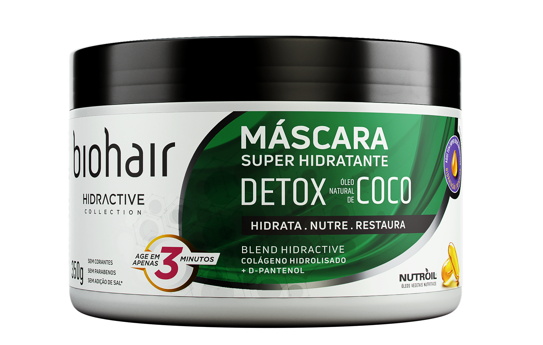 BIOHAIR HIDRACTIVE DETOX CONDITIONER MASK