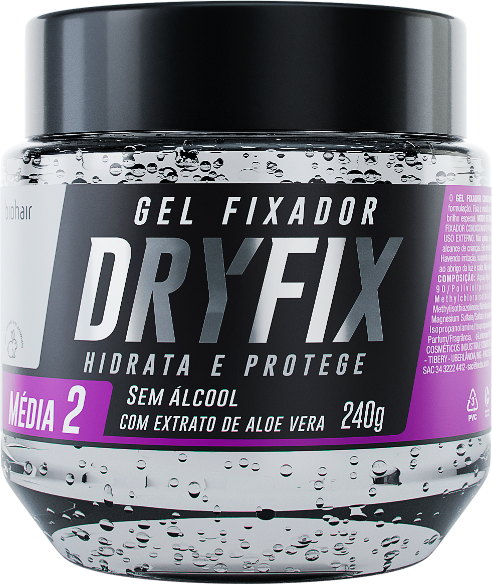 DRYFIX GEL FIXADOR COND FIXACAO MEDIA 2 POTE 12X240G