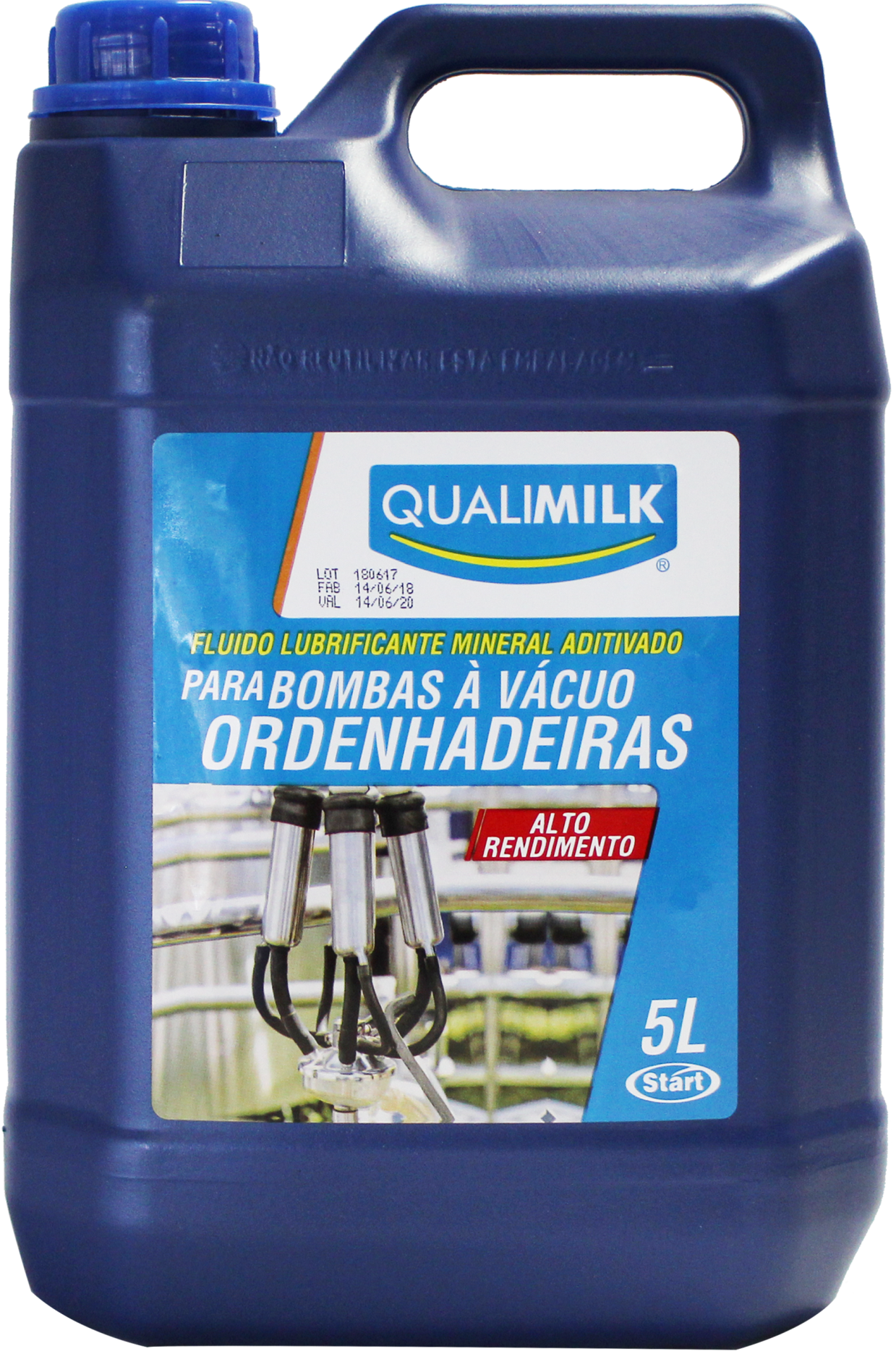 FLUIDO LUBRICANTE MINERAL PARA ORDEÑADORAS 5L QUALIMILK