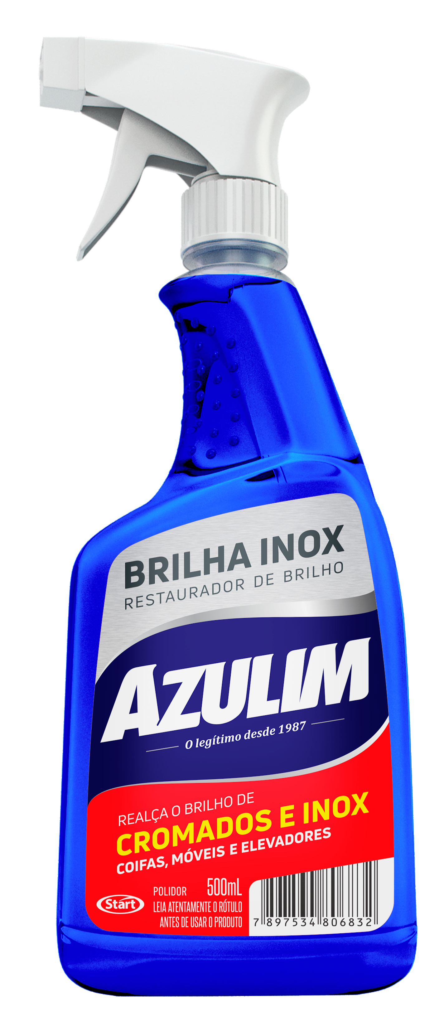 BRILHA INOX AZULIM 6X500ML