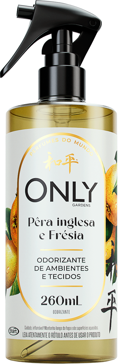 Odorizante de Ambiente Y Telas Only Gardens 260ML Pera Inglesa y Fresia
