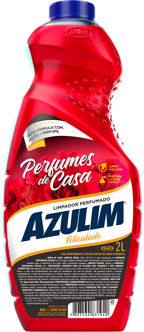 AZULIM PERFUMED CLEANER HAPPINESS 6X2L