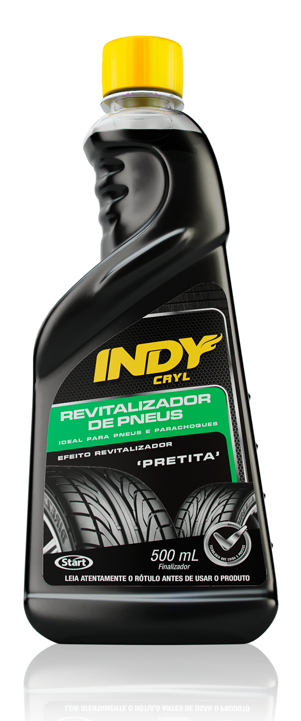 REVITALIZADOR DE NEUMÁTICOS INDY 12X500ML NEGRO