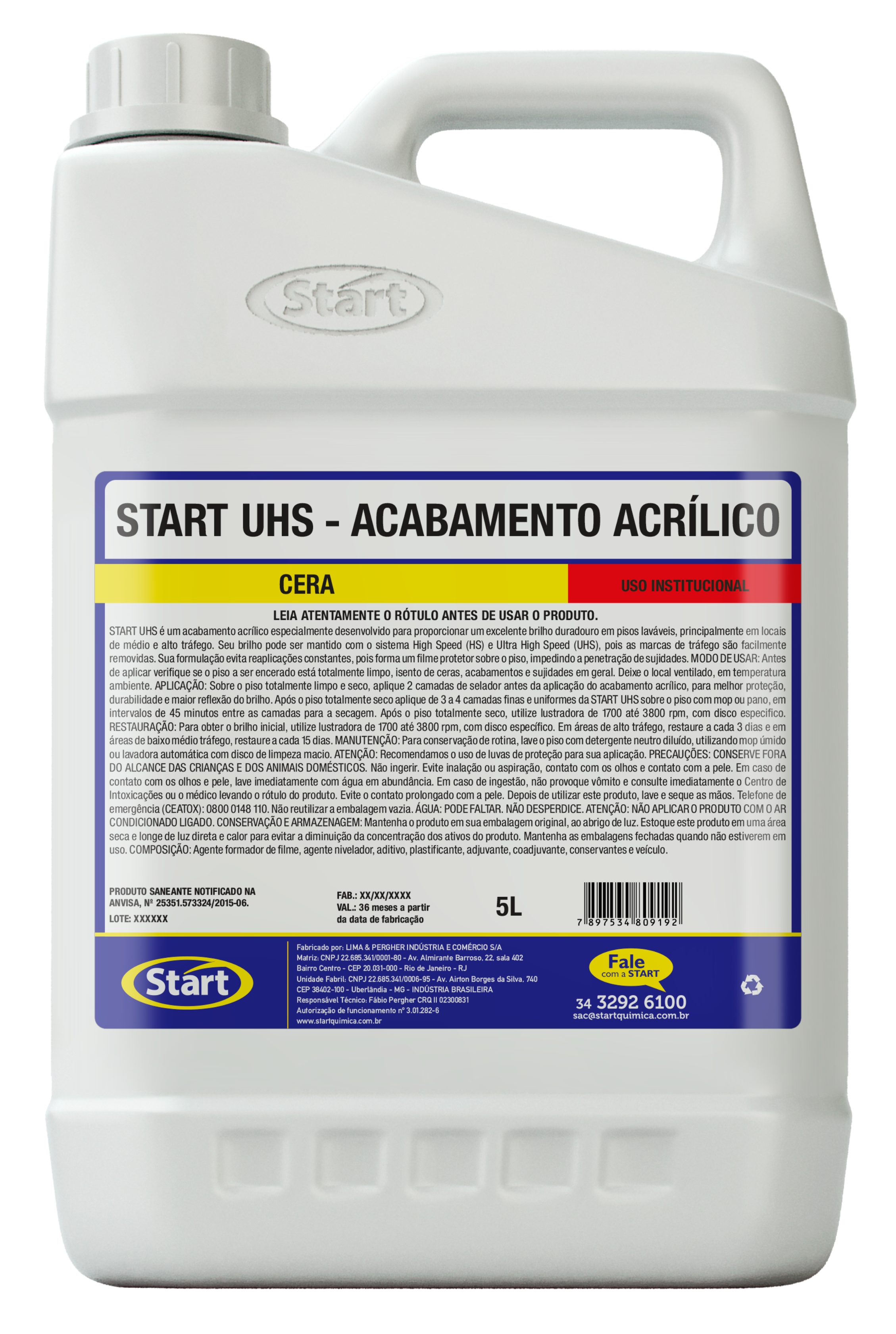 START UHS ACABAMENTO ACRÍLICO 4X5L