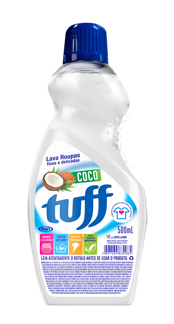 Lava Ropa Finas e Delicadas Tuff 500ML Coco