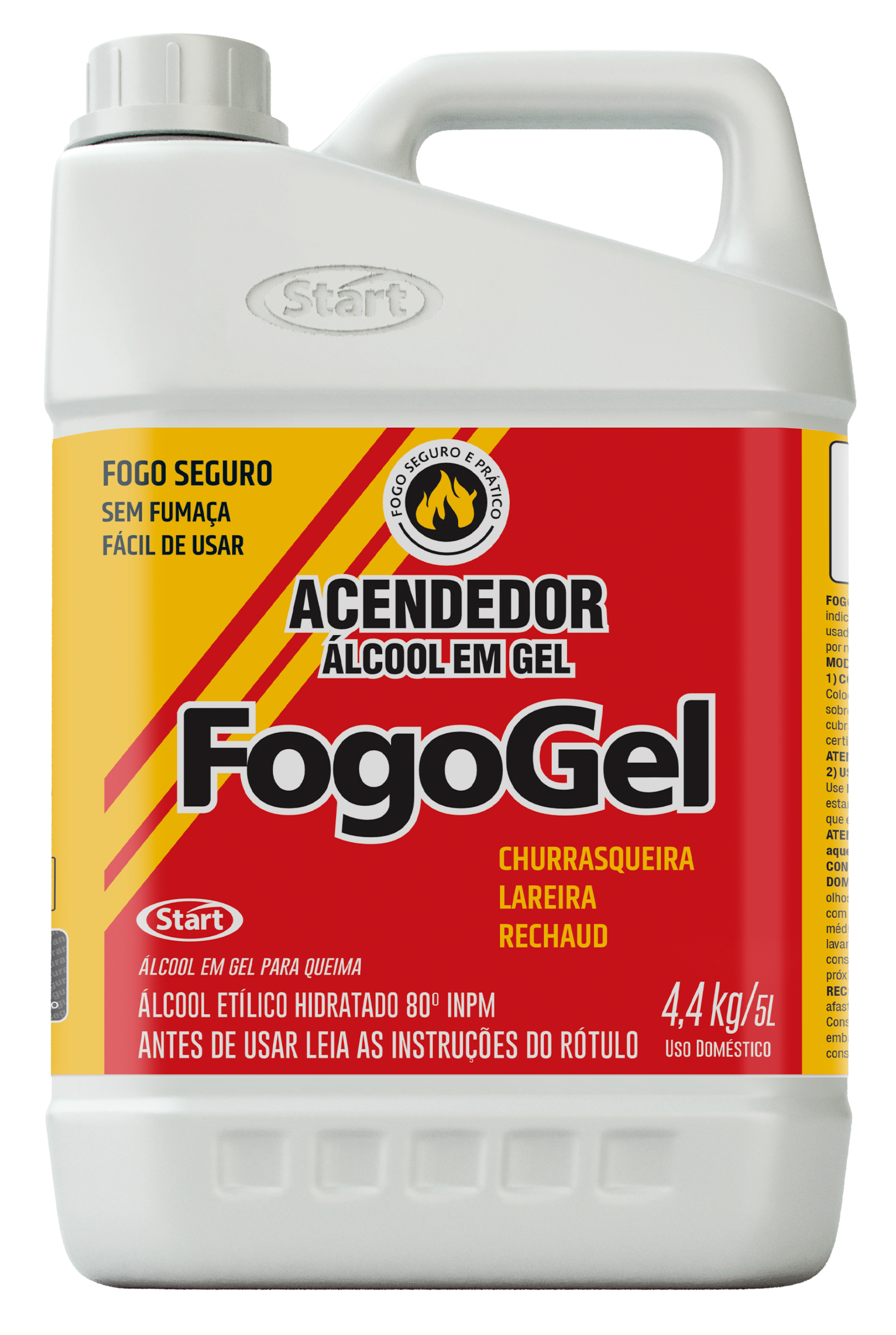 FOGOGEL GEL PARA QUEMA NATURAL CAJA 4X5L(4,4KG)