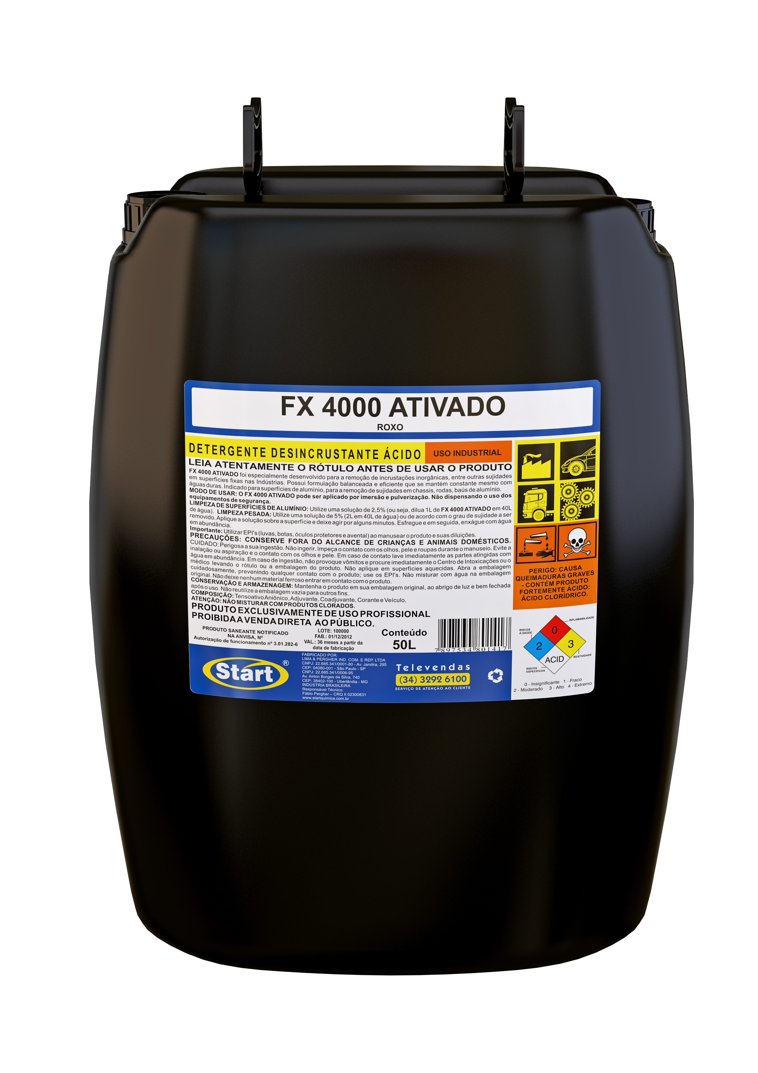 FX 4000 ATIVADO 50L 1:40 BB USADA