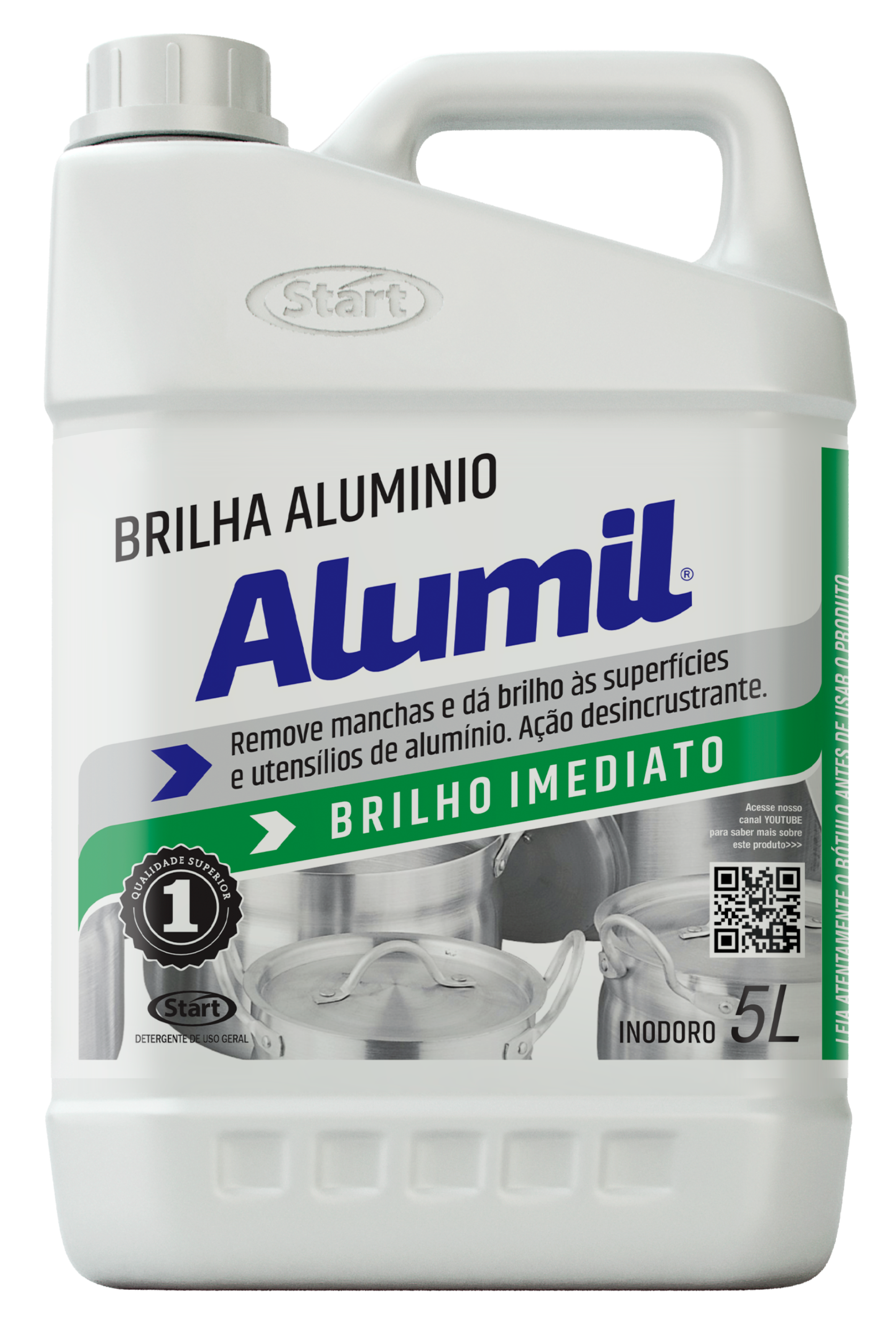 LIMPIA ALUMINIO ALUMIL PLUS 4X5L VERDE INOLORO