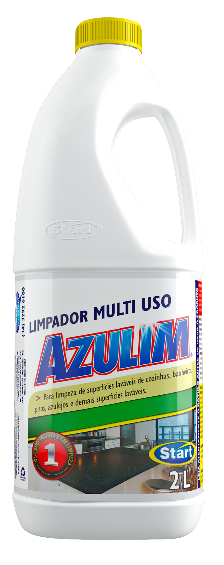 LIMPADOR MULTIUSO AZULIM 6X2L