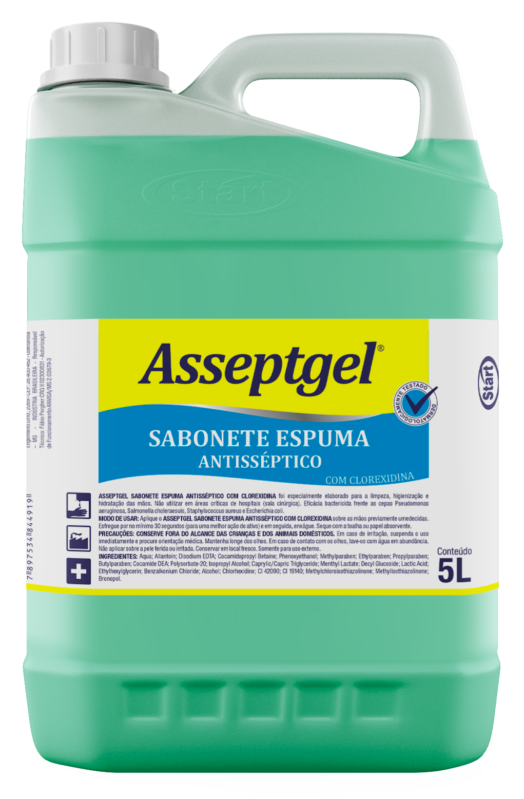 ASSEPTGEL FOAM SOAP WITH CHLORHEXIDINE