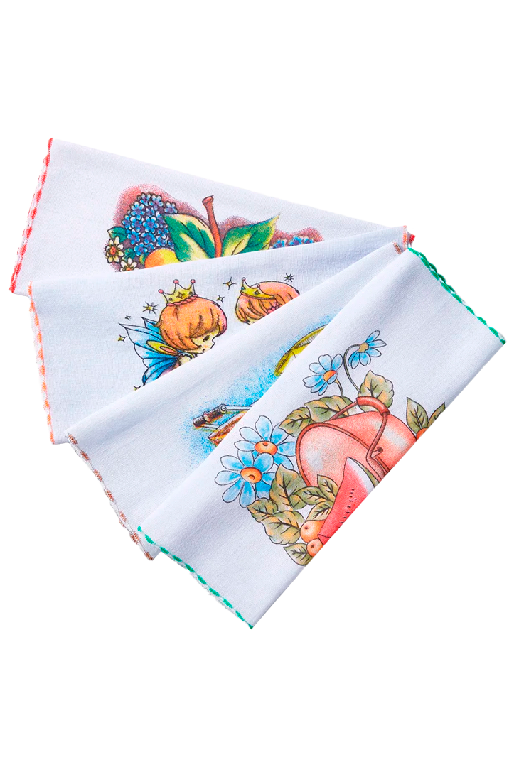 Pano De Prato Estampado Overloque Polylar