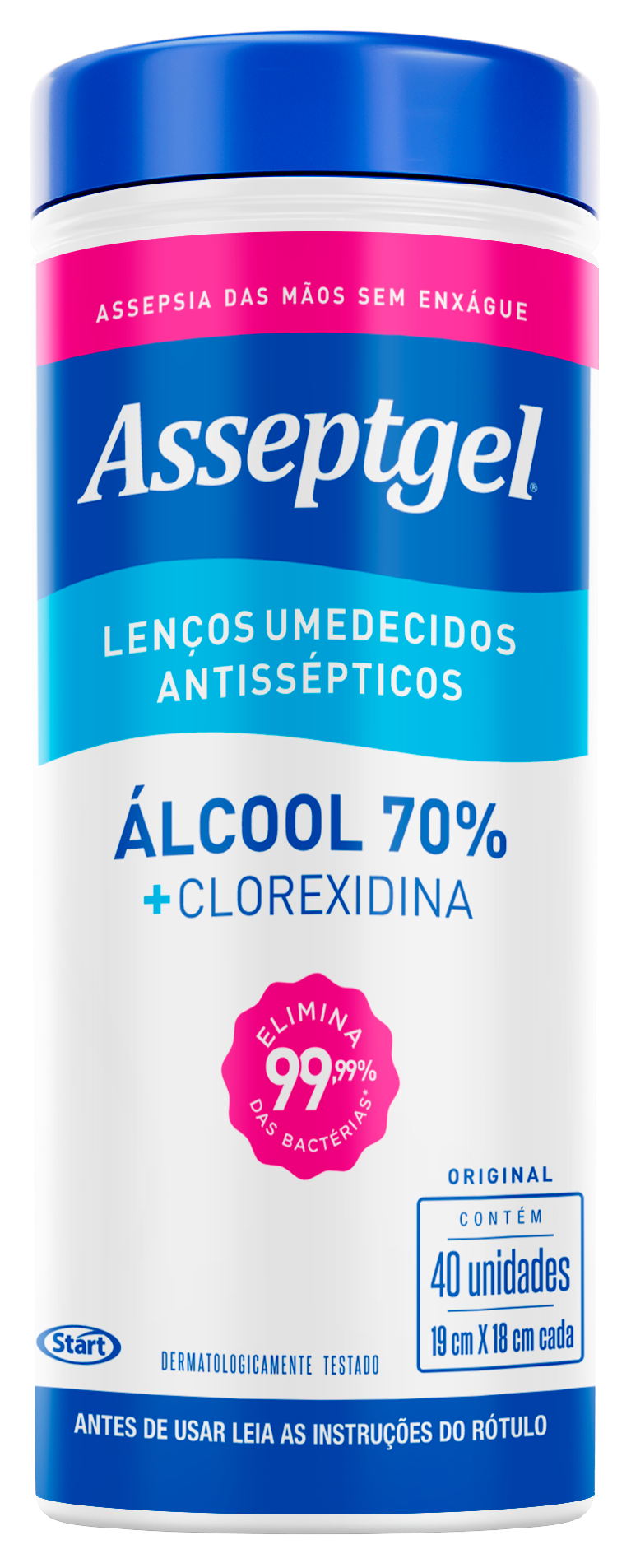 ASSEPTGEL 70% ALCOHOL WET WIPES