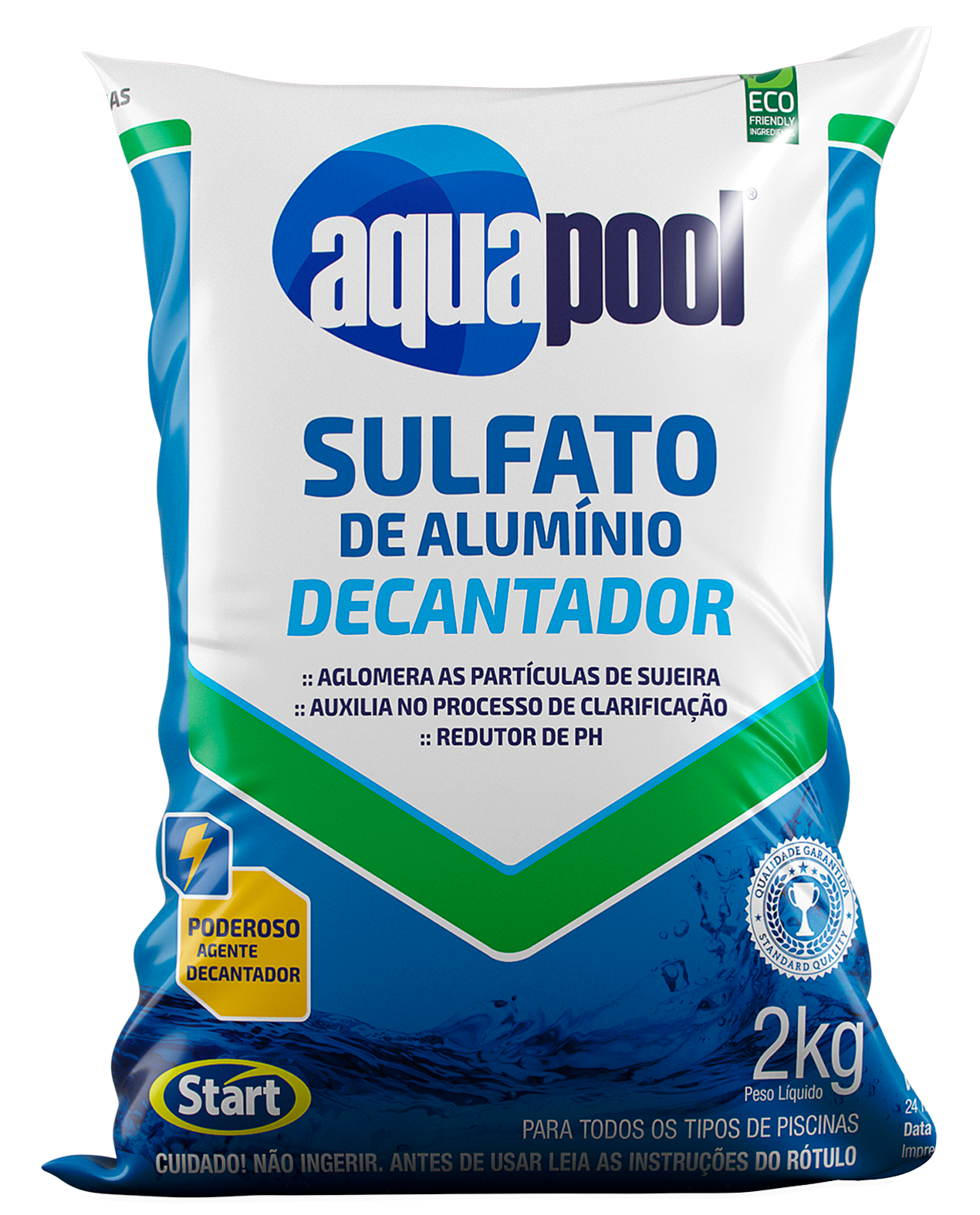 AQUAPOOL SULFATO DE ALUMÍNIO DECANTADOR GRANULADO 12X2KG