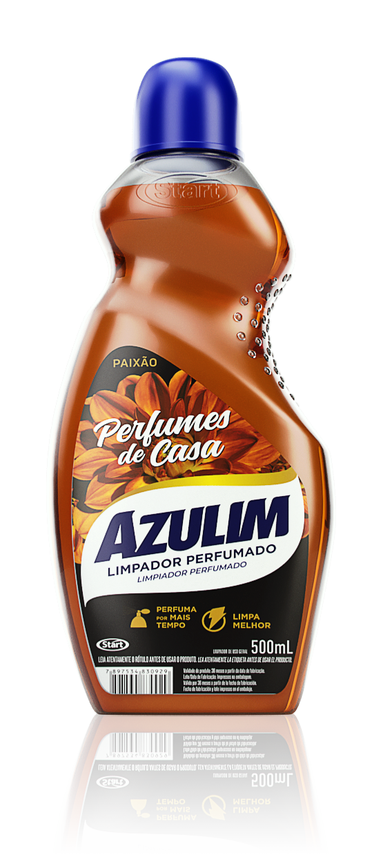 LIMPIADOR PERFUMADO AZULIM PASIÓN 12X500ML