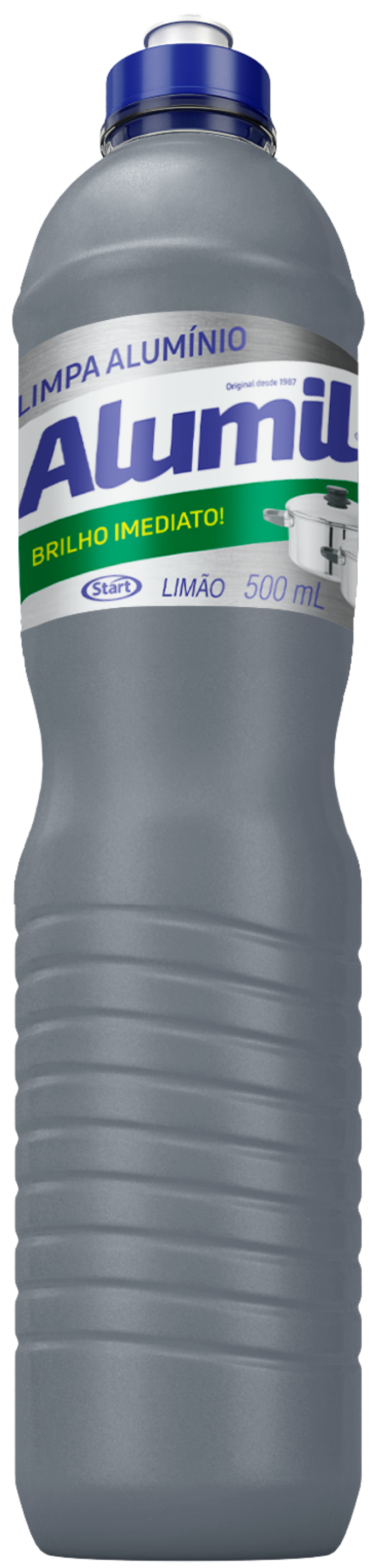 LIMPIA ALUMINIO ALUMIL PLUS 24X500ML LIMÓN