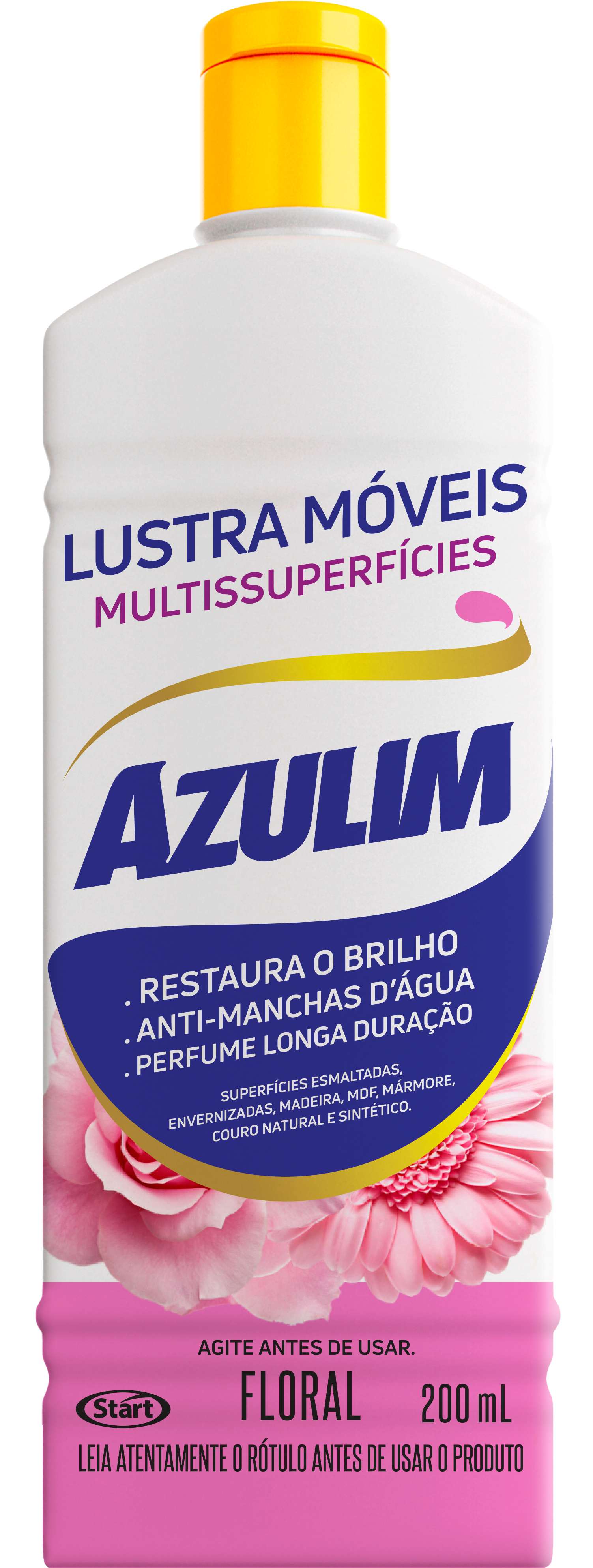LUSTRA MÓVEIS AZULIM FLORAL 12X200ML