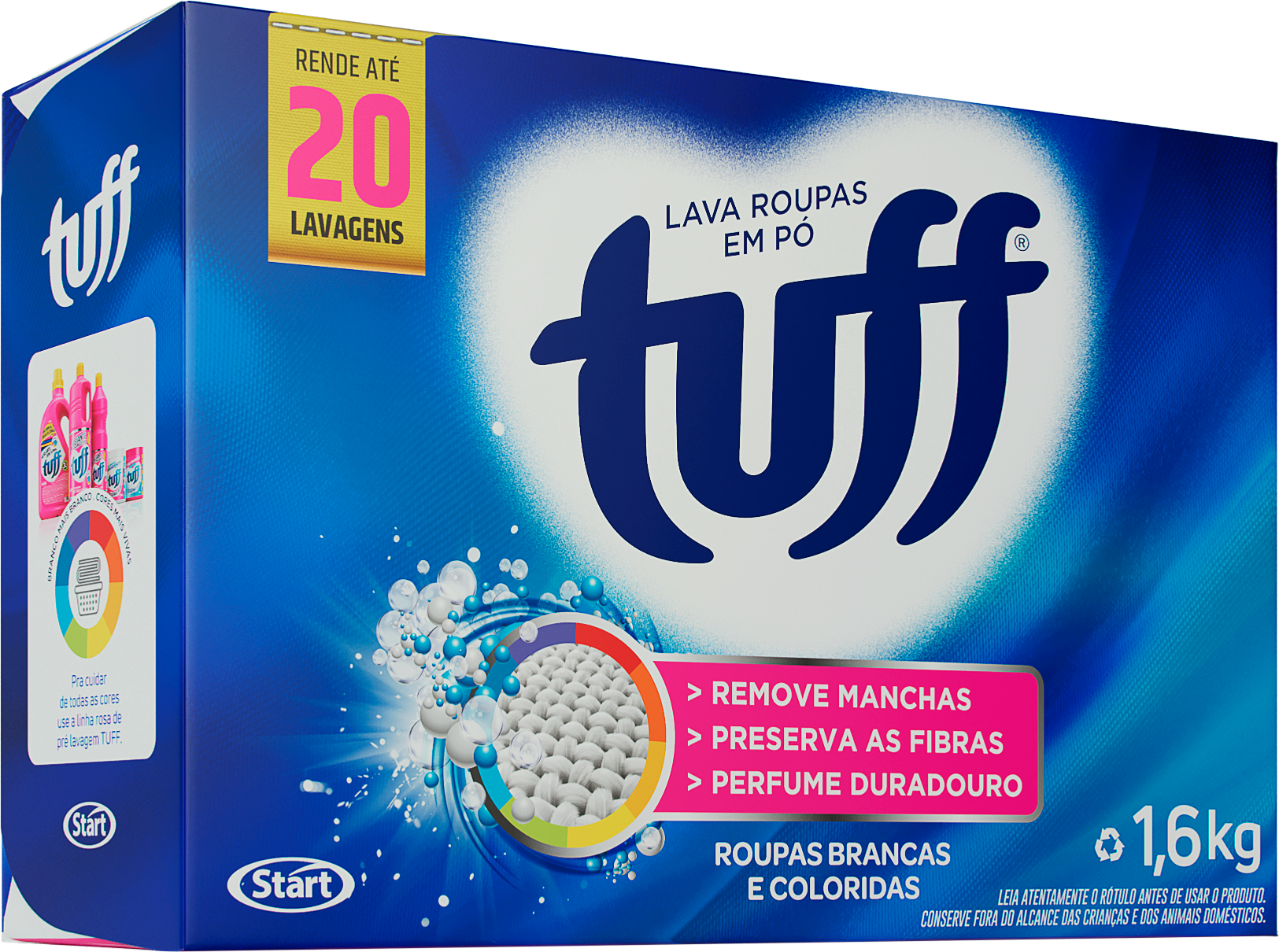 Jabón en polvo Tuff 1,6KG caja