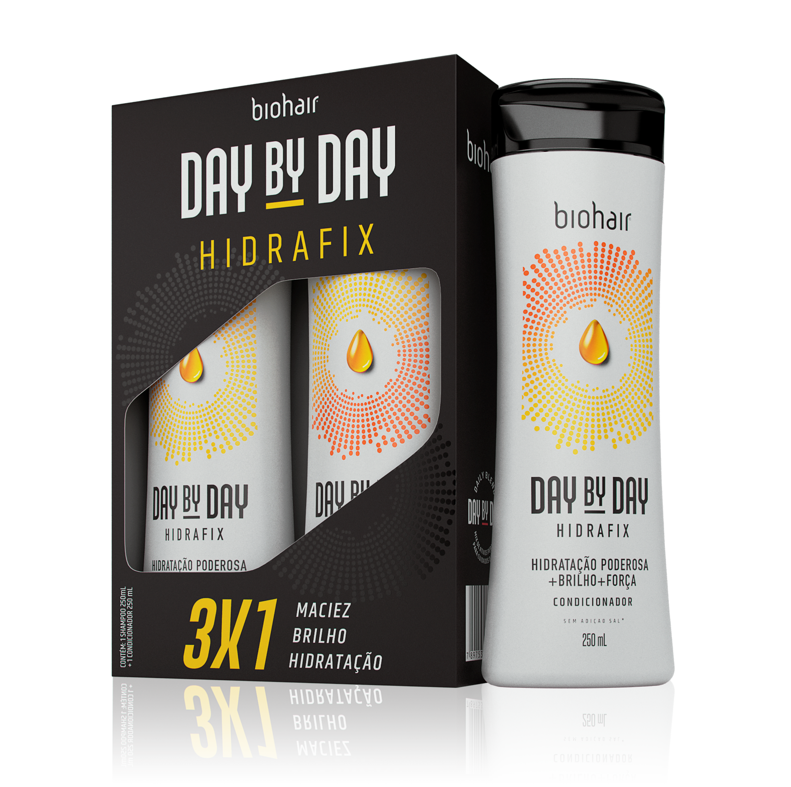DAY BY DAY KIT SHAMPOO/CONDITIONER HIDRAFIX BIOHAIR