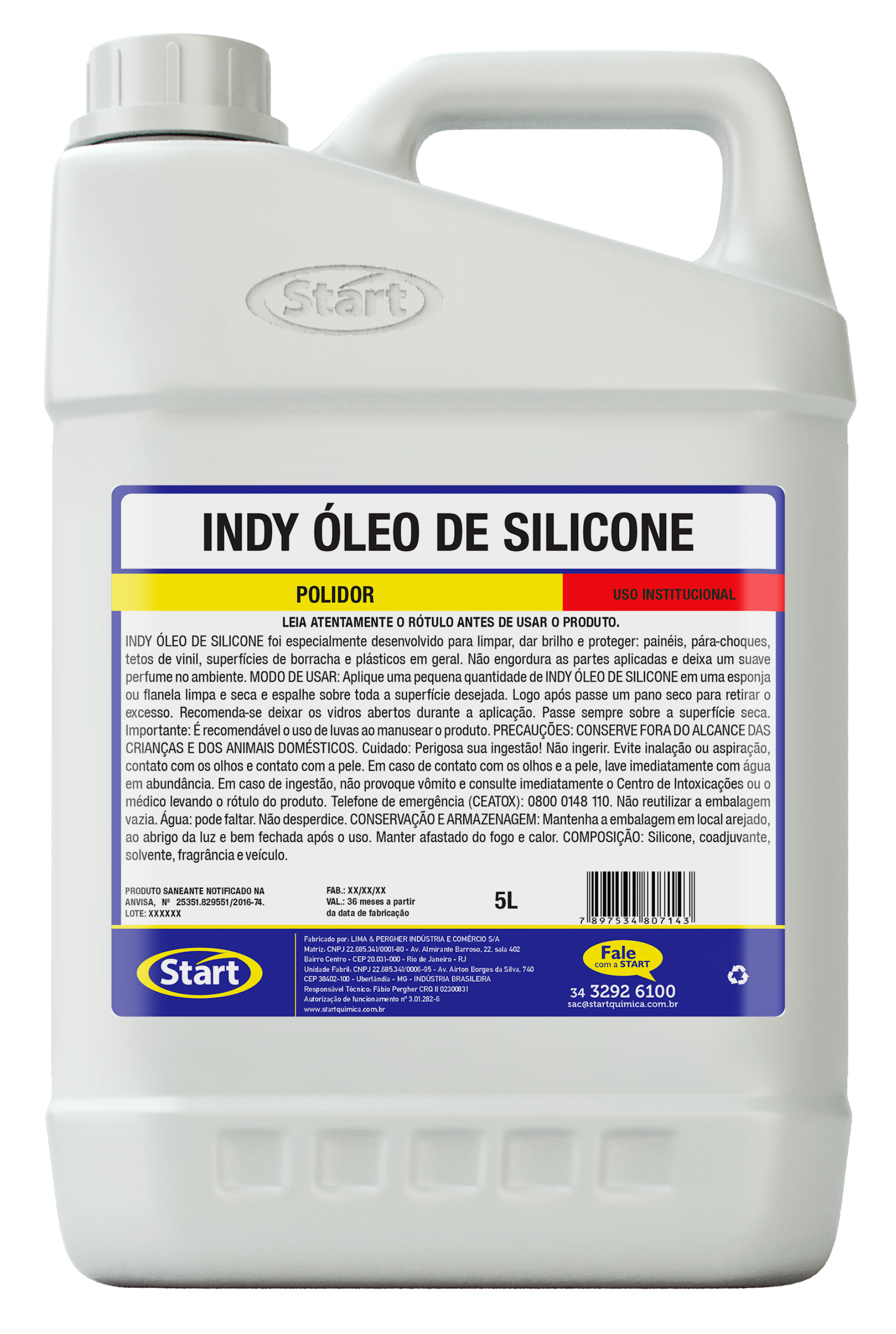 INDY ÓLEO SILICONE 5L