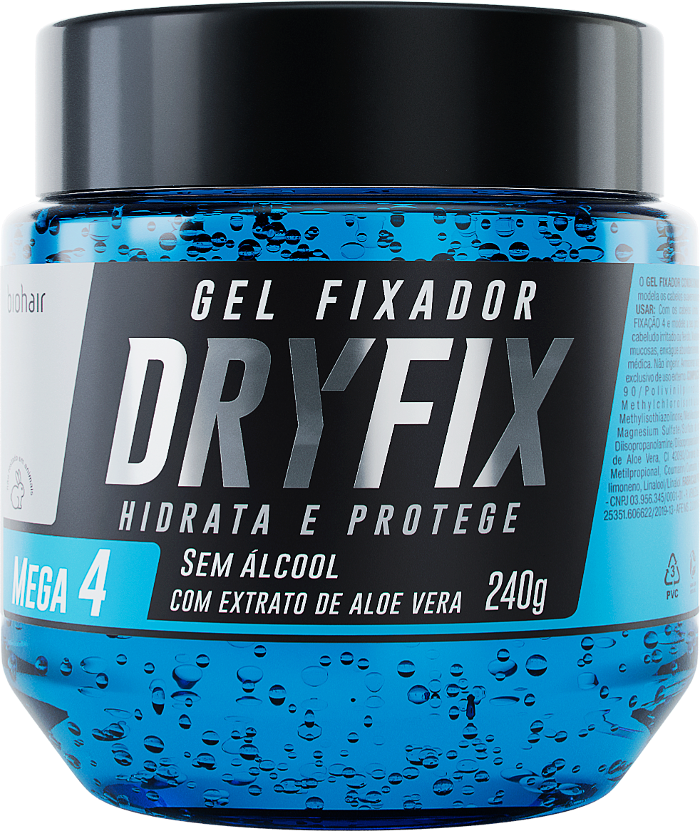 DRYFIX GEL FIXADOR COND FIXACAO MEGA 4 POTE 12X240G