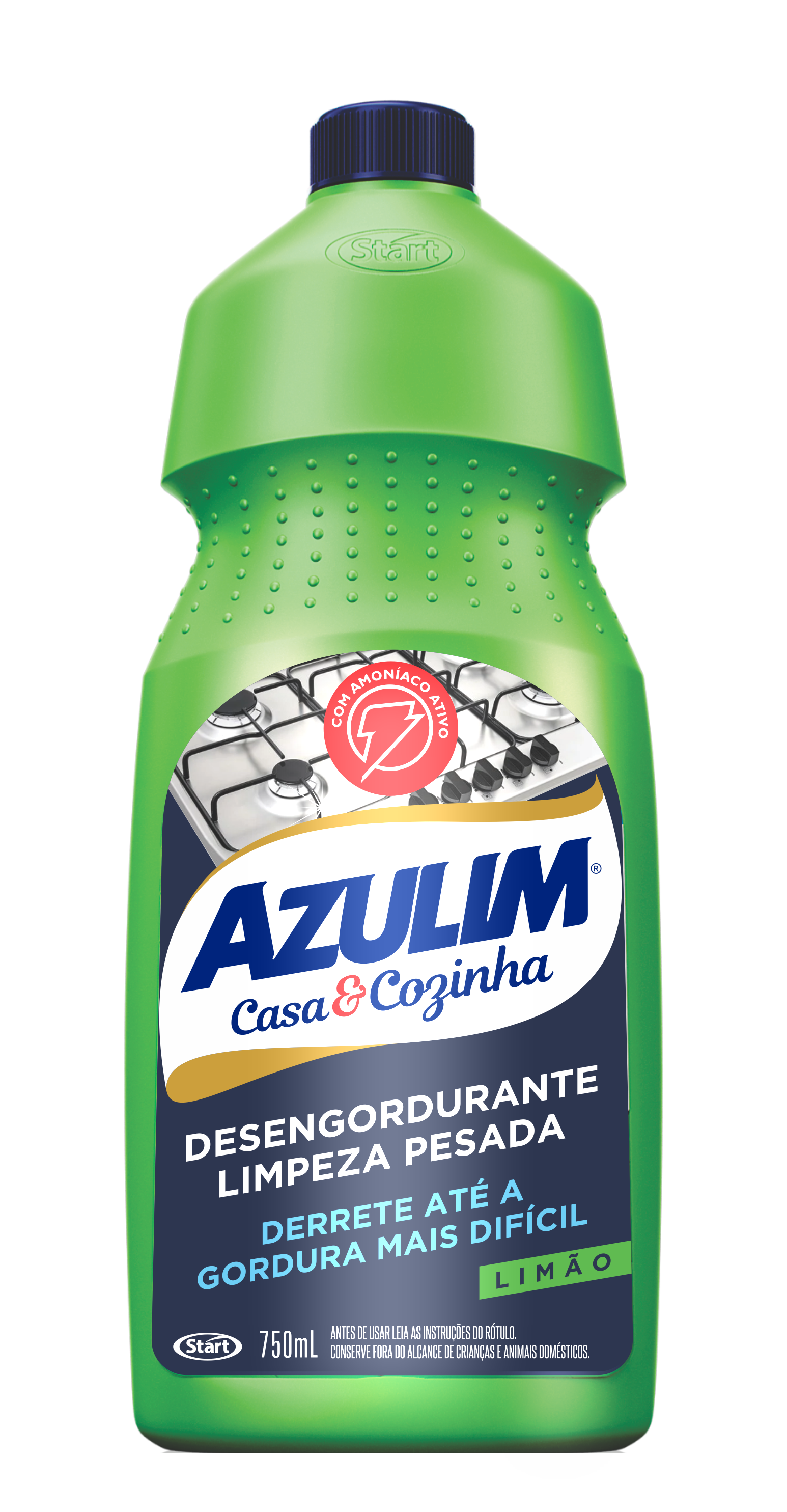 Desengordurante Limpeza Pesada Azulim 750ML Limão