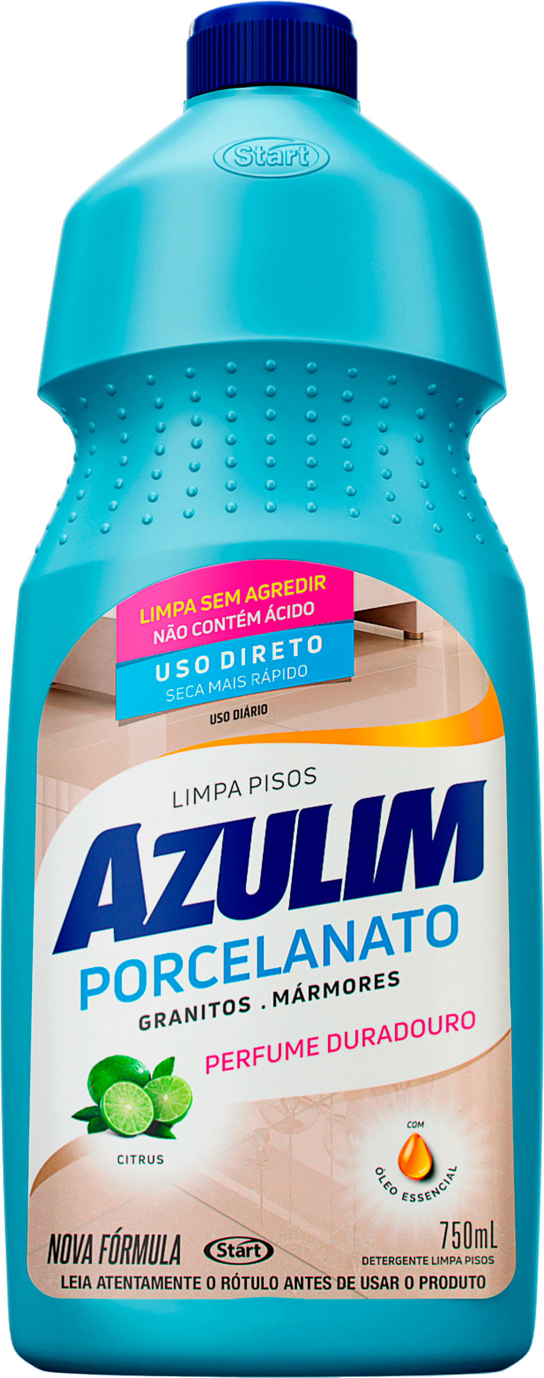 LIMPA PORCELANATO AZULIM 15X750ML CITRUS