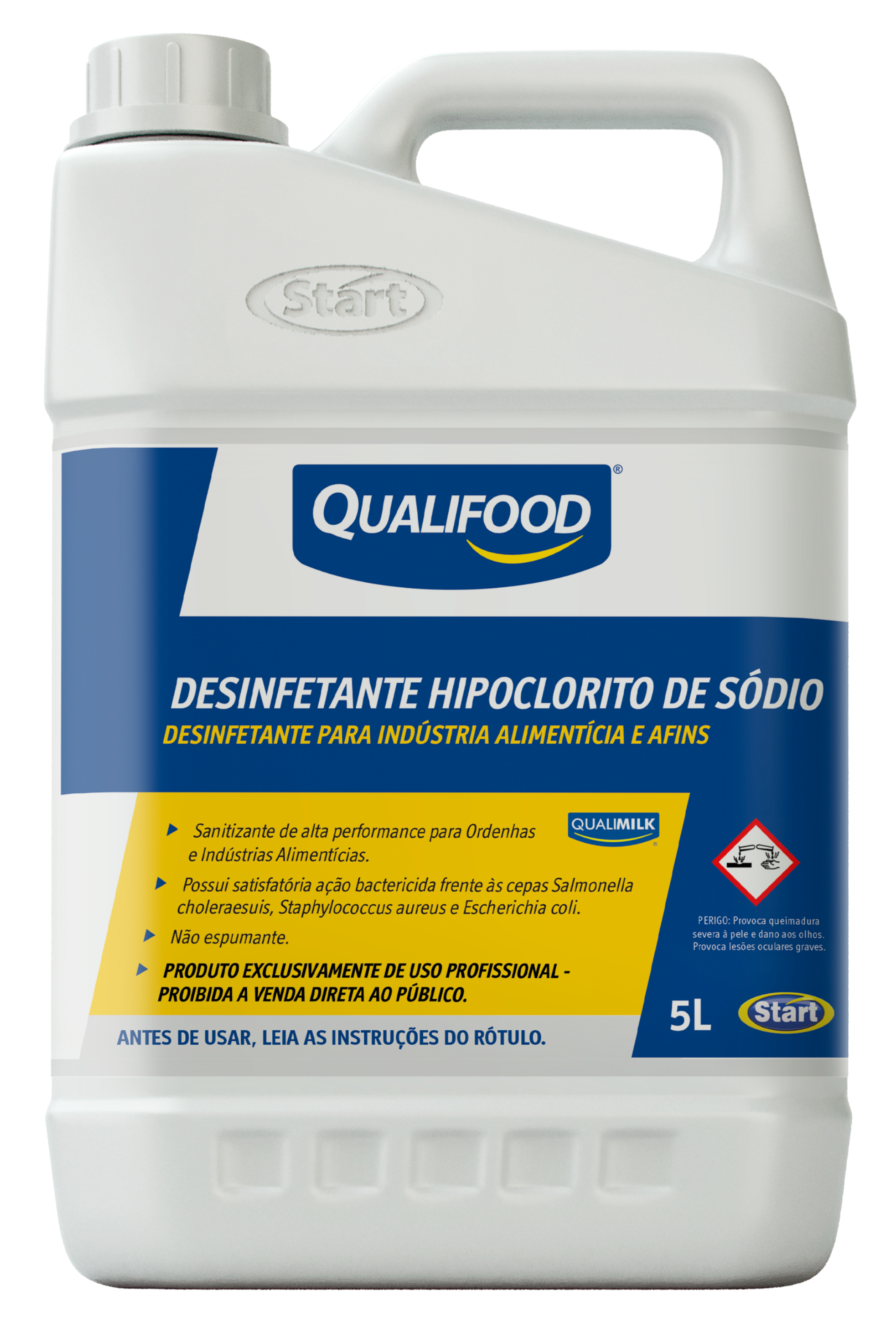 DESINF. HIPOCLORITO DE SODIO QUALIMILK 4X5L