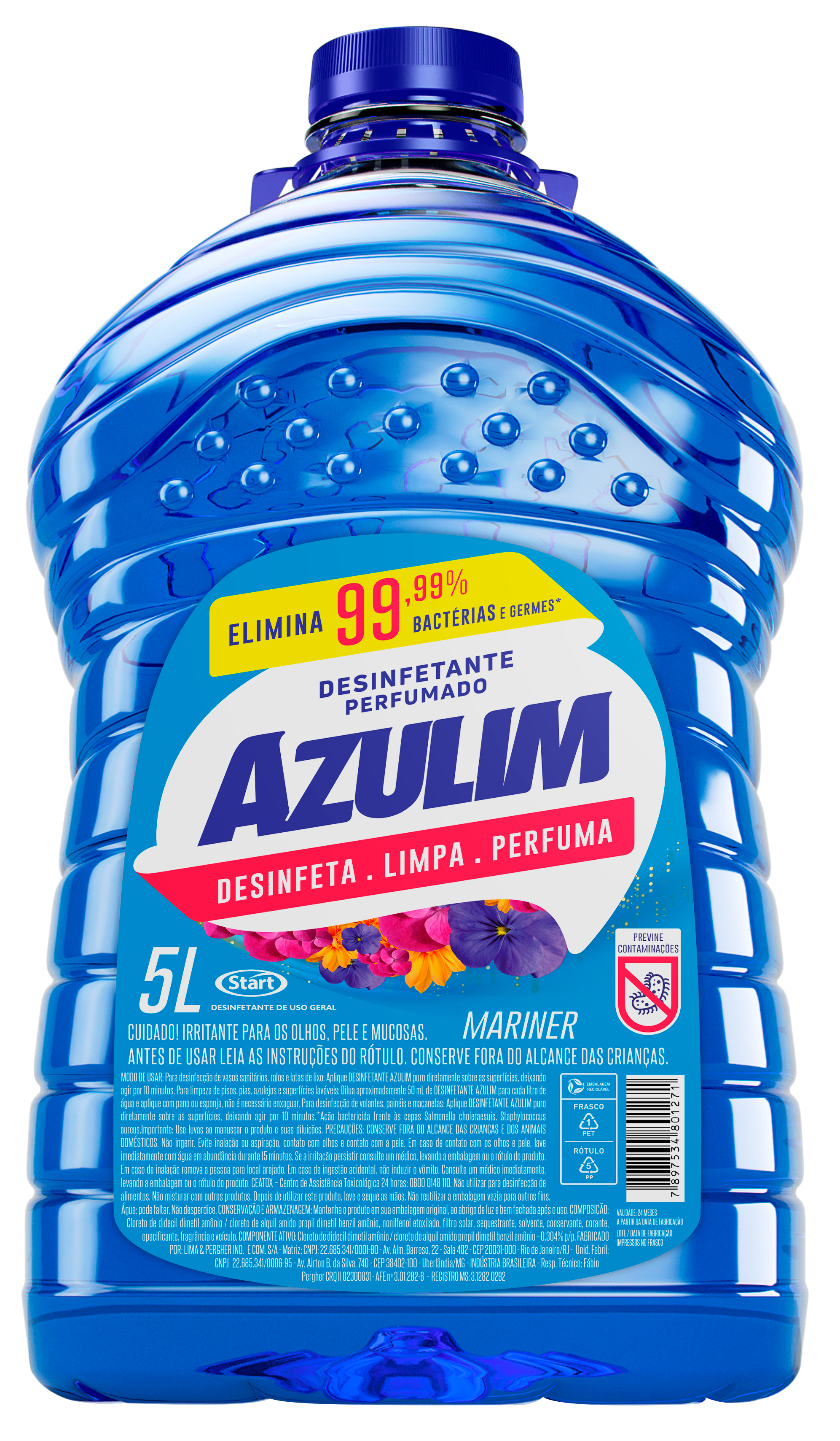 DESINF. AZULIM 4X5L MARINER