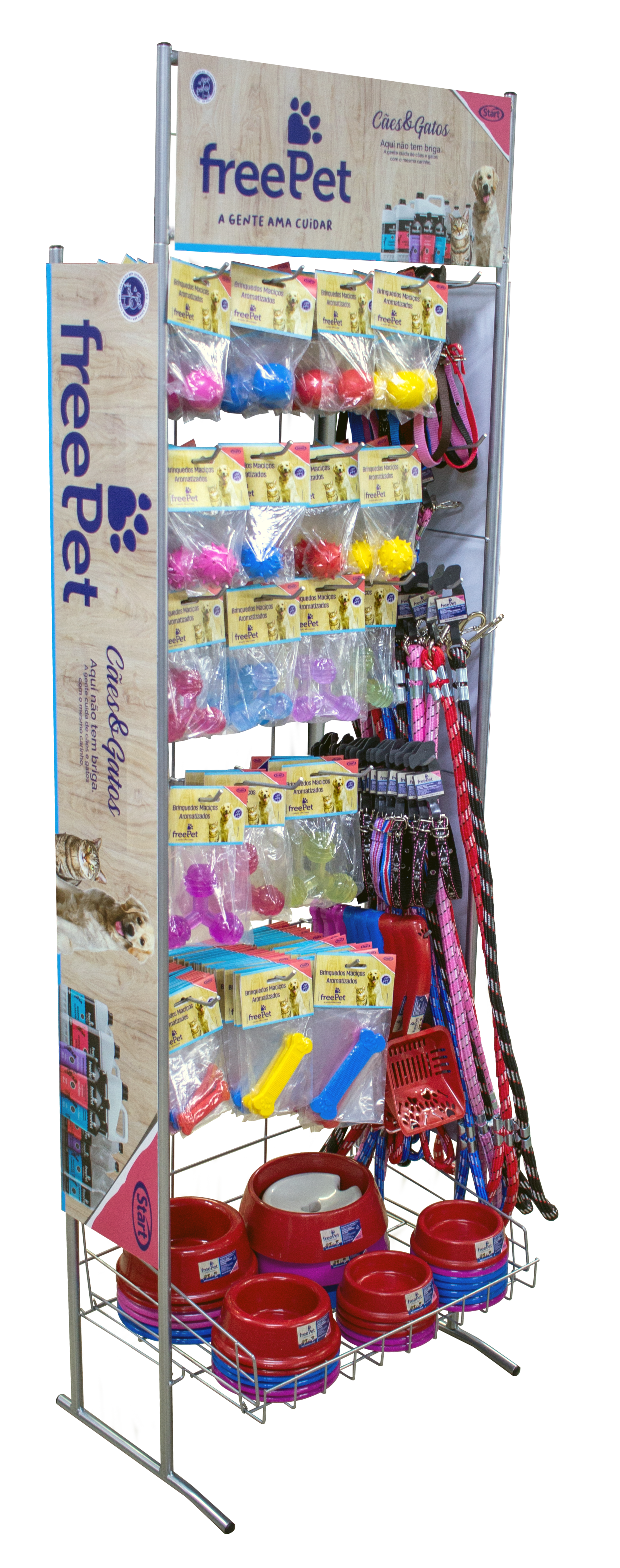 FREE PET DISPLAY WITH SMALL HOOKS