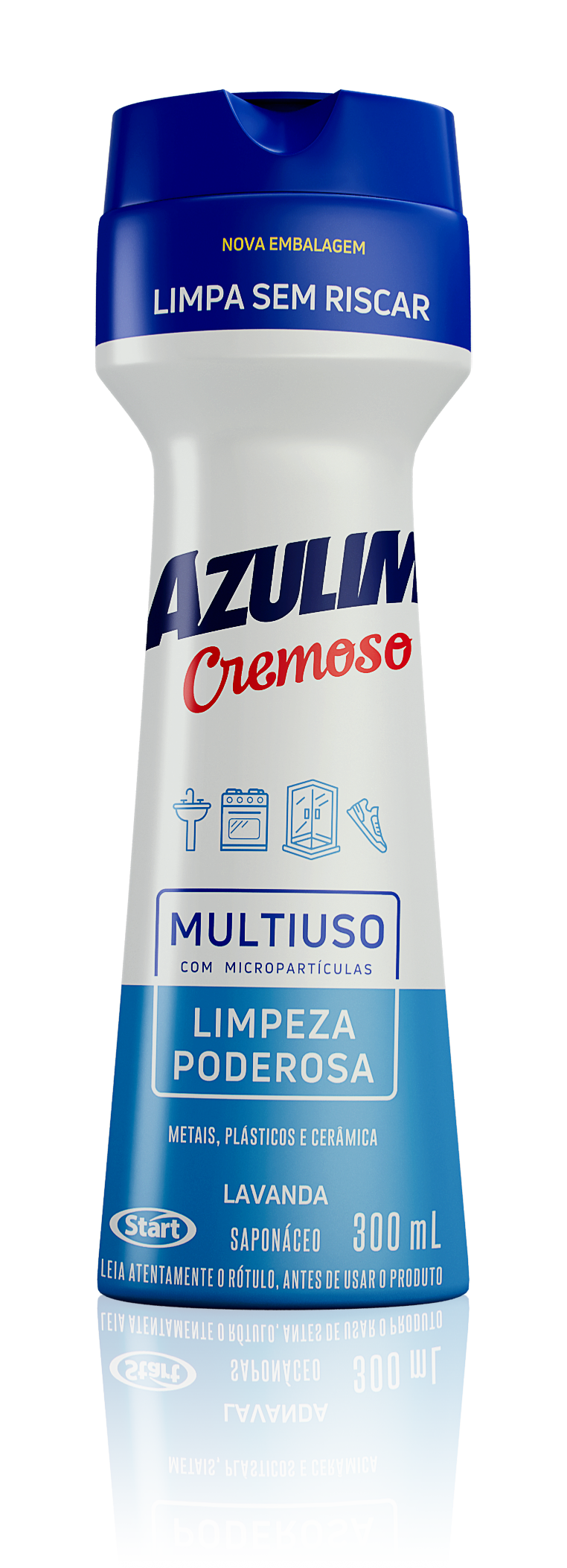 Limpiador Multiuso Cremoso Azulim 300ML Lavanda