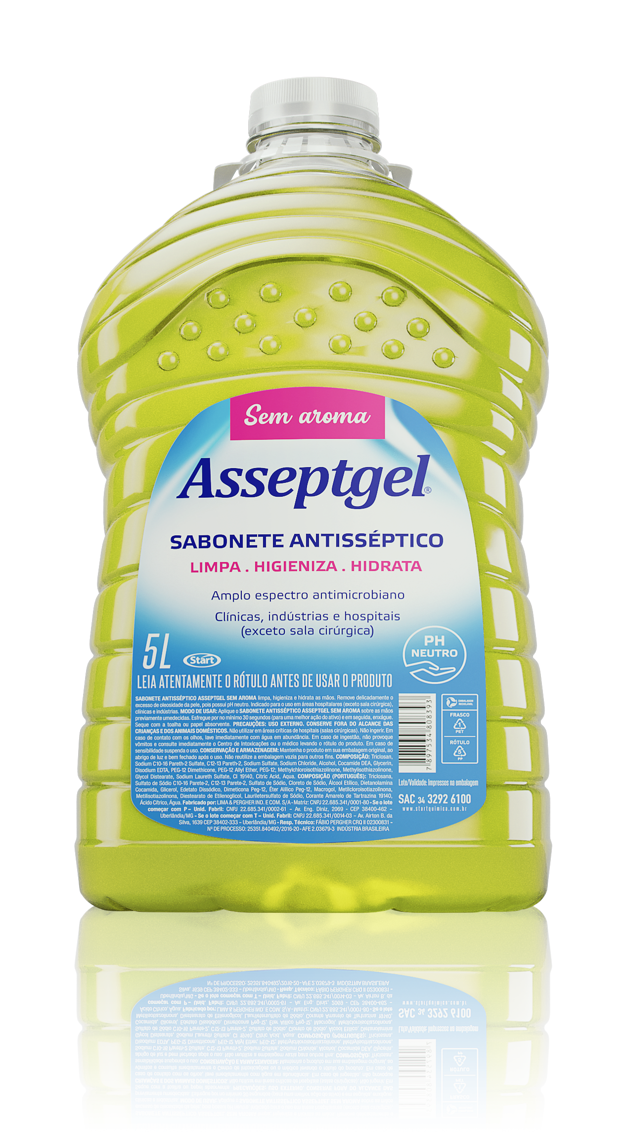 ASSEPTGEL UNSCENTED SOAP