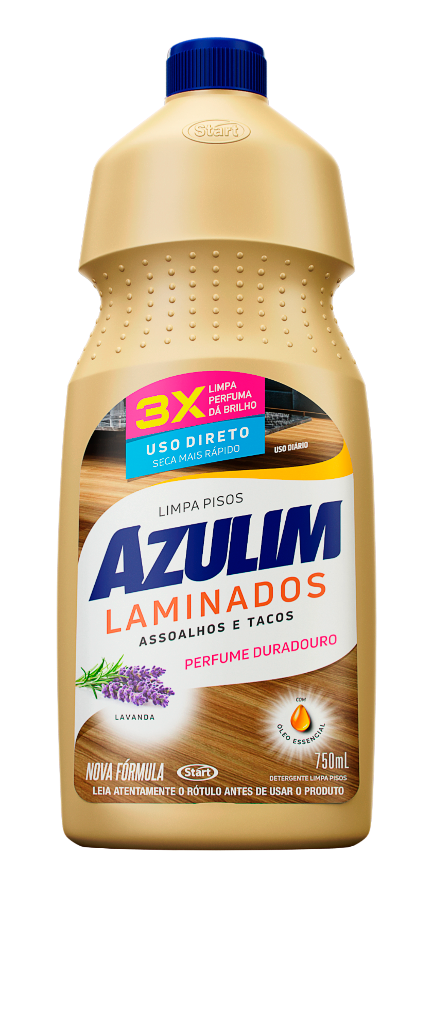 LIMPA PISOS LAMINADOS AZULIM 15X750ML
