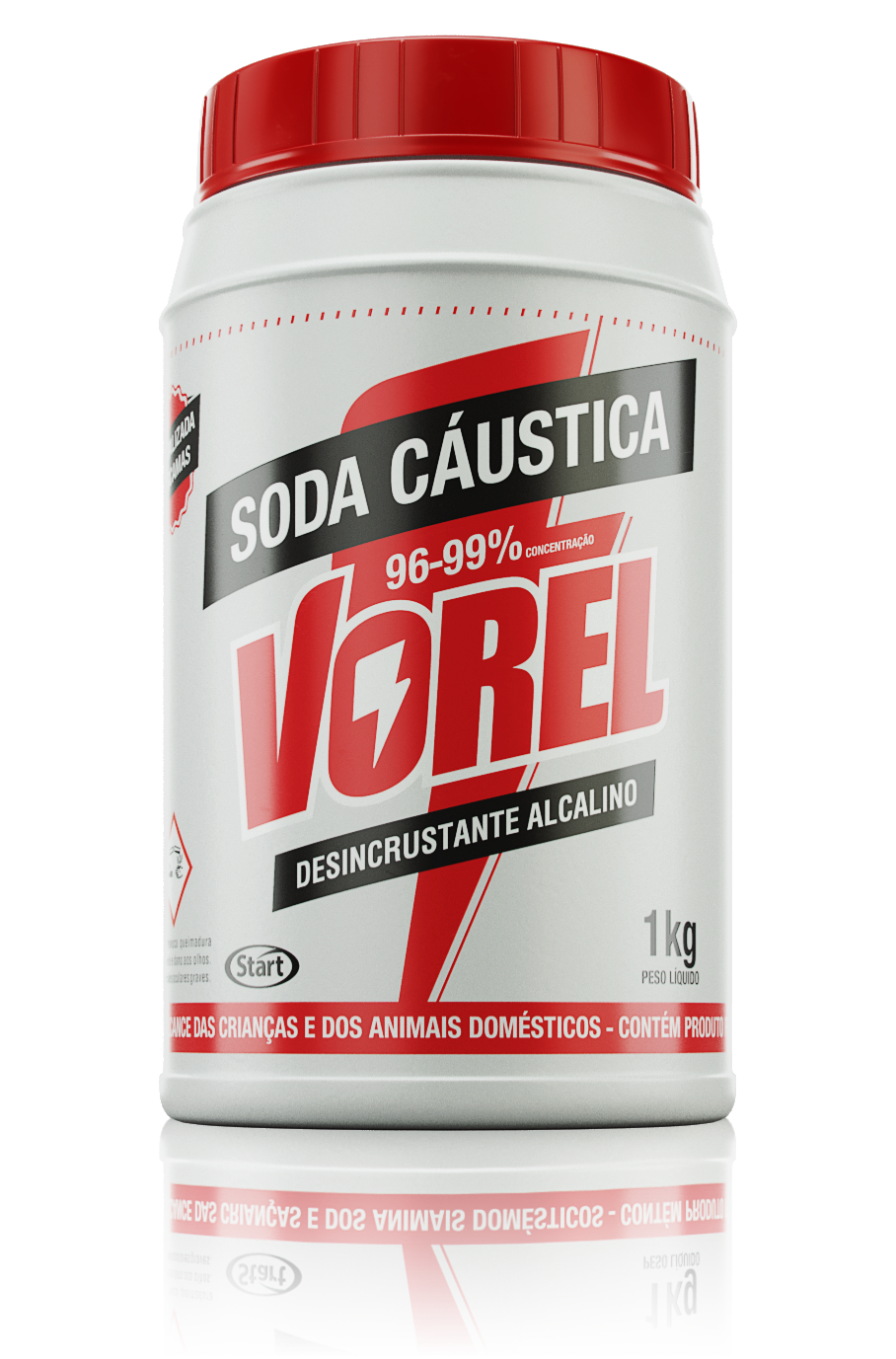 SOSA CÁUSTICA EN ESCAMAS VOREL