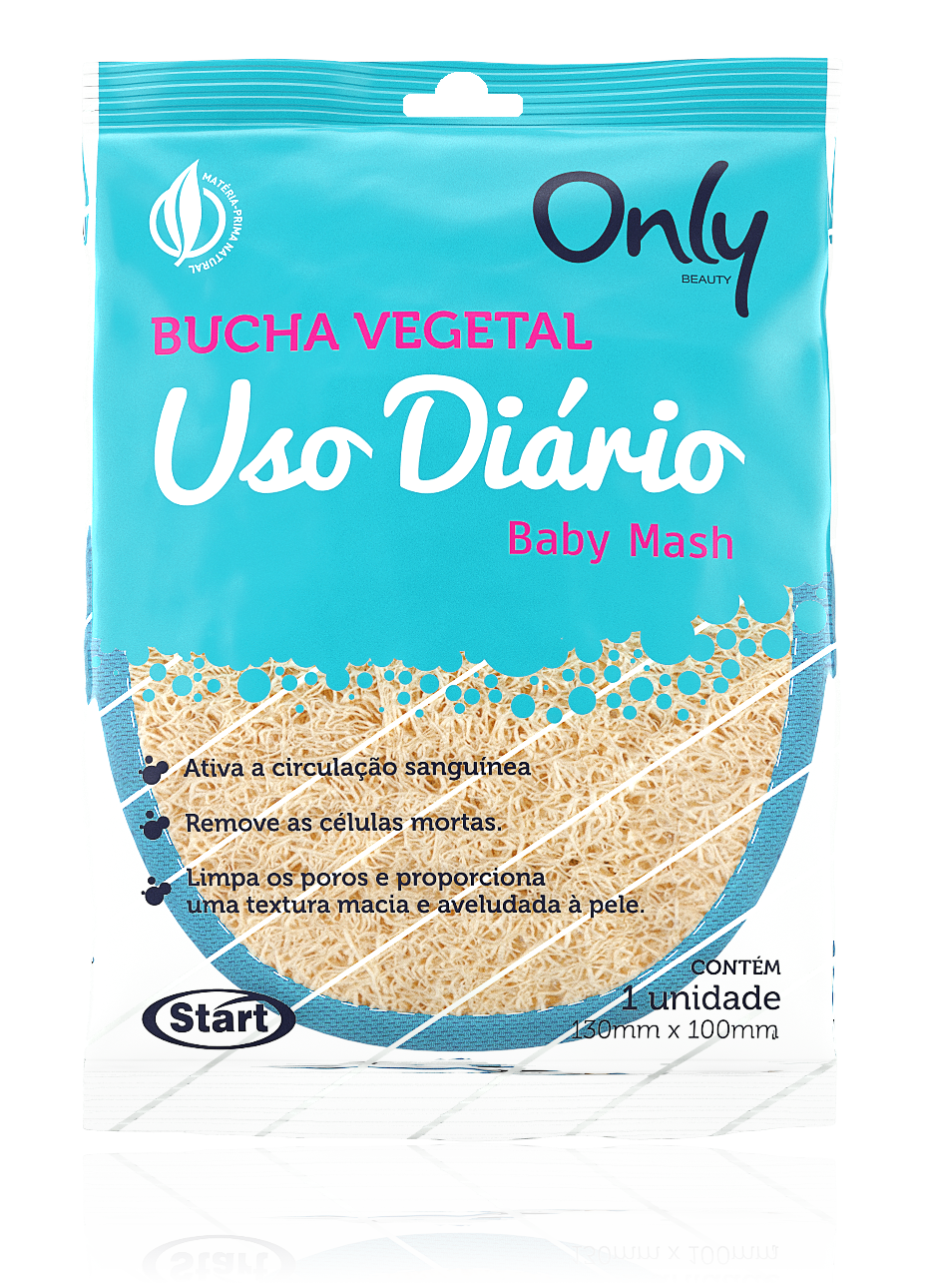 ESPONJA VEGETAL BABY MESH AZUL ONLY