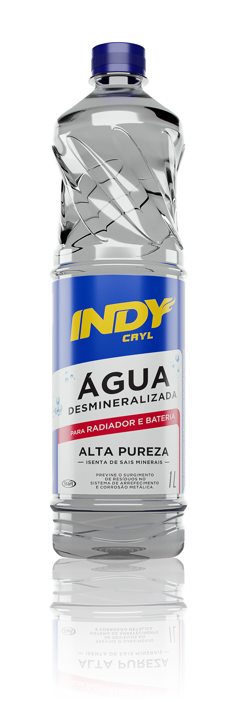 AGUA DESMINERALIZADA INDY CRYL 12X1L