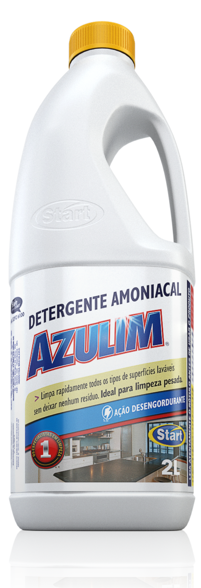 DETERGENTE AMONIACAL AZULIM 6X2L